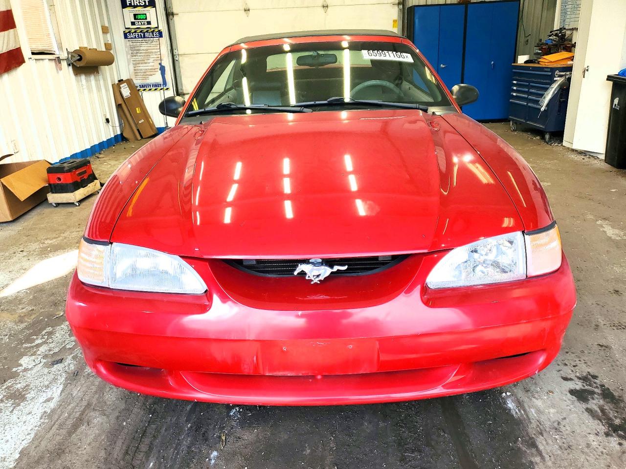 1998 Ford Mustang Gt Red vin: 1FAFP45X7WF143946