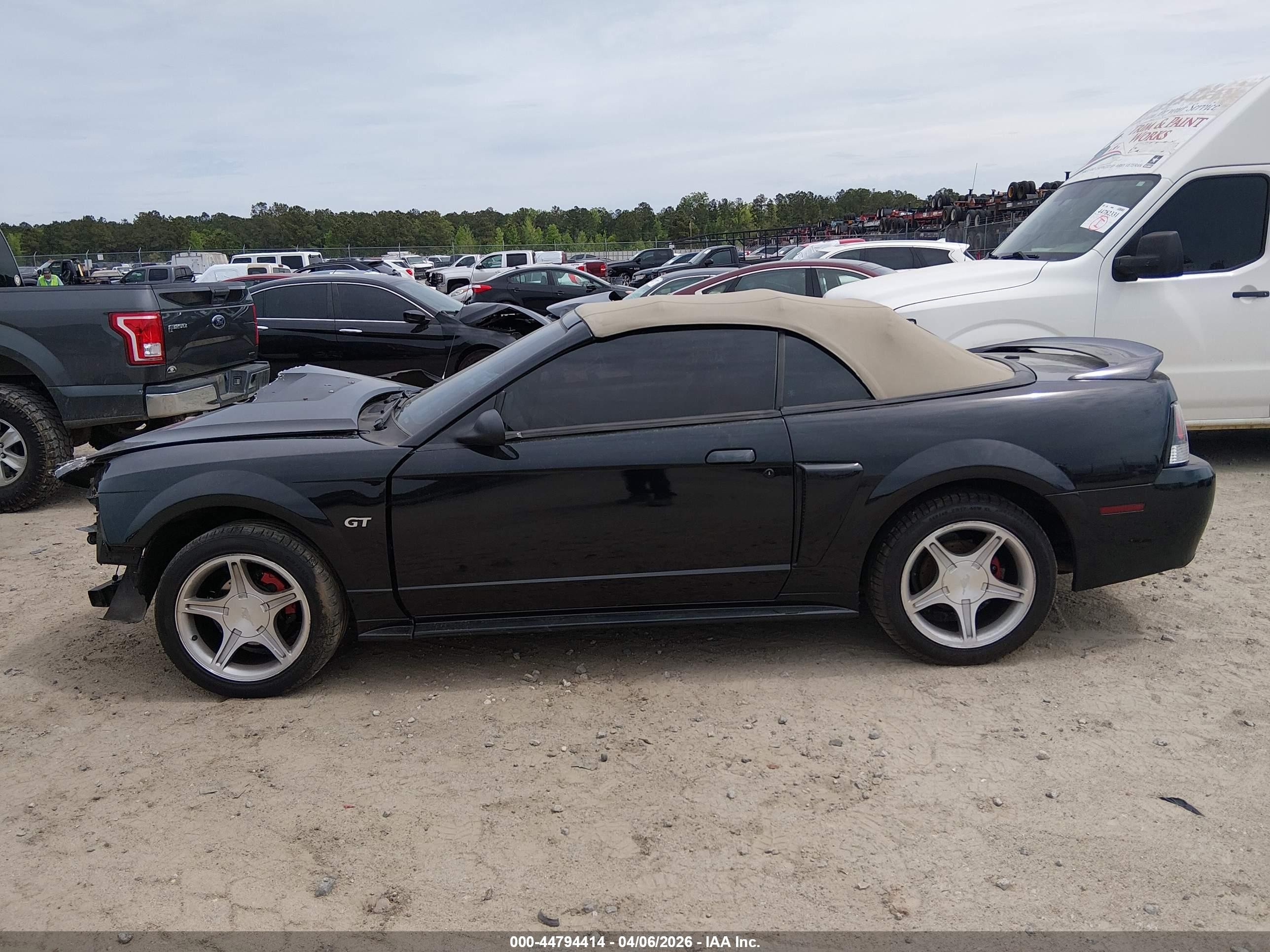 2000 Ford Mustang Gt Черный vin: 1FAFP45X7YF234914