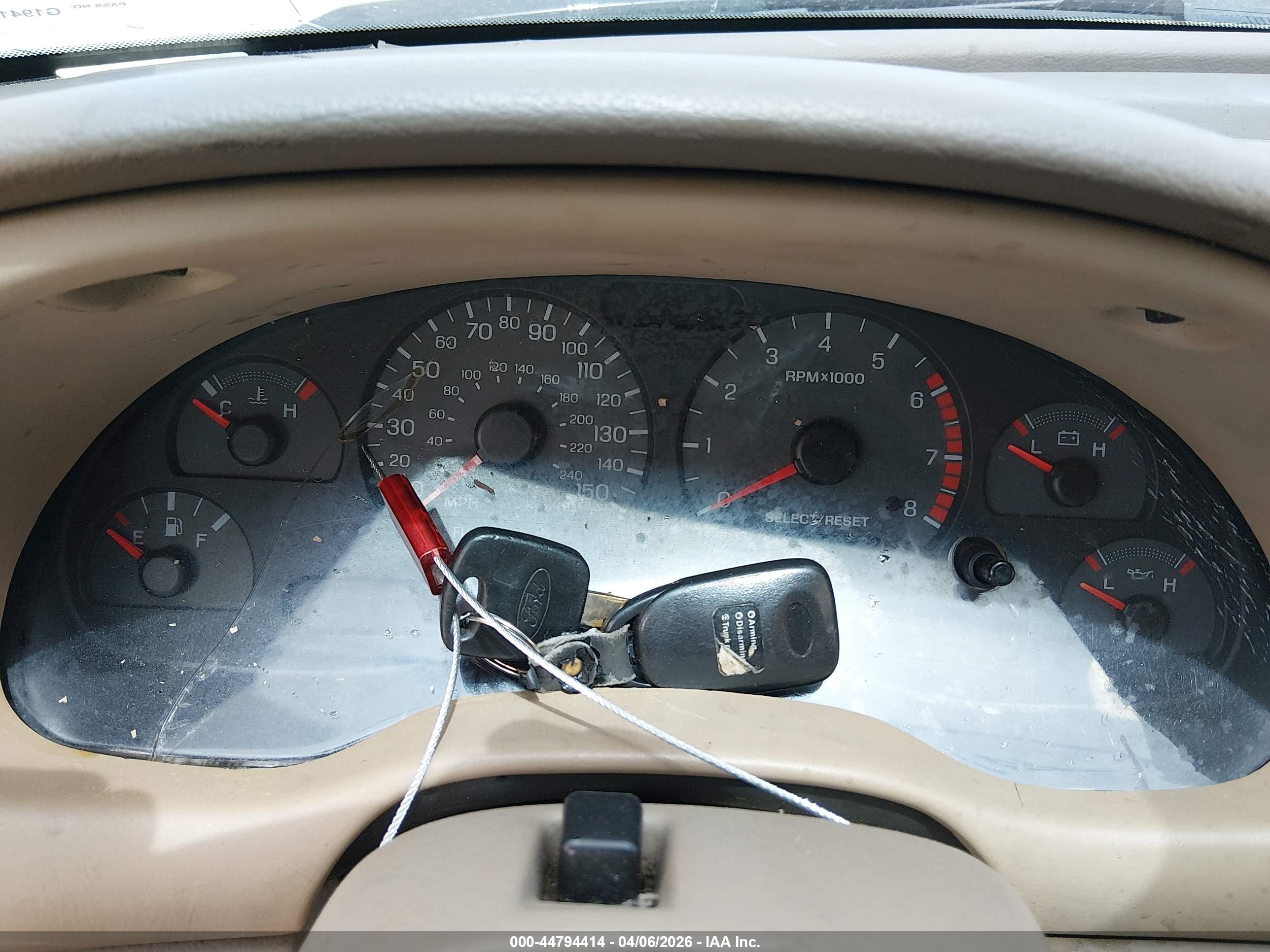 2000 Ford Mustang Gt Черный vin: 1FAFP45X7YF234914
