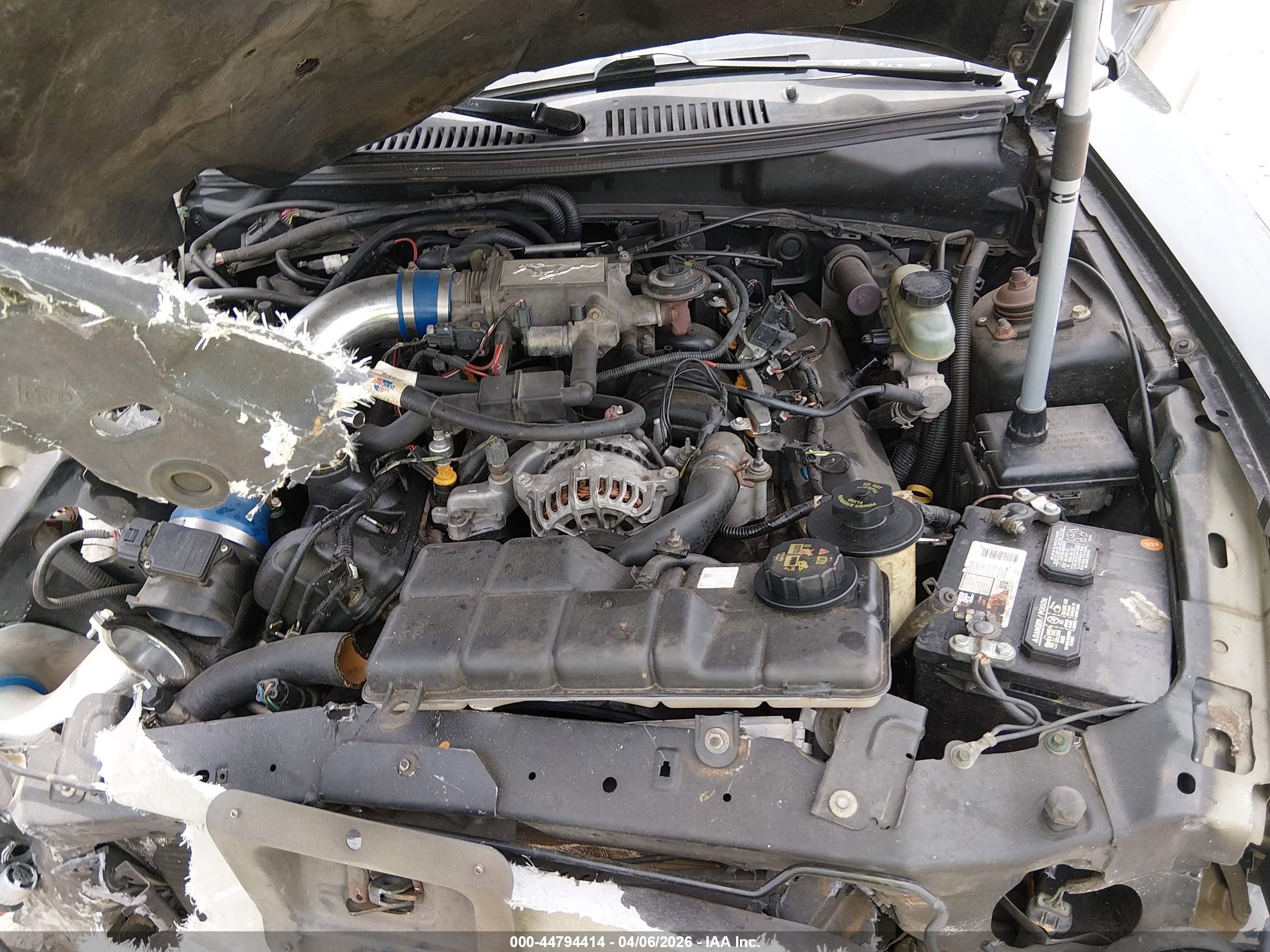 2000 Ford Mustang Gt Черный vin: 1FAFP45X7YF234914