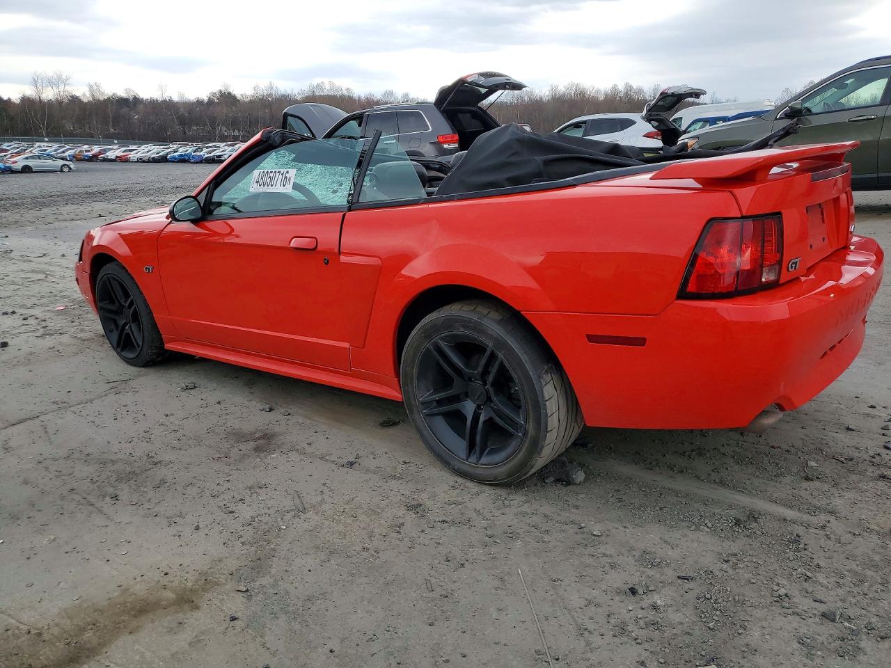 2001 Ford Mustang Gt Red vin: 1FAFP45X81F237116