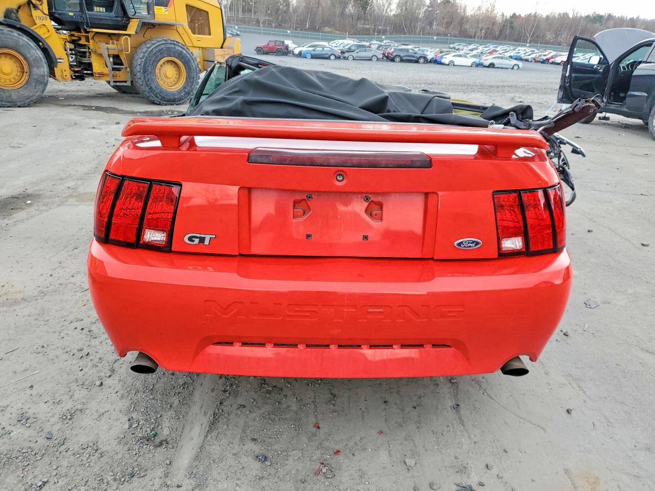 2001 Ford Mustang Gt Red vin: 1FAFP45X81F237116