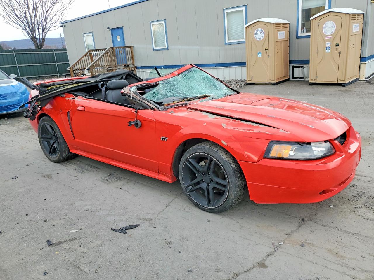 2001 Ford Mustang Gt Red vin: 1FAFP45X81F237116