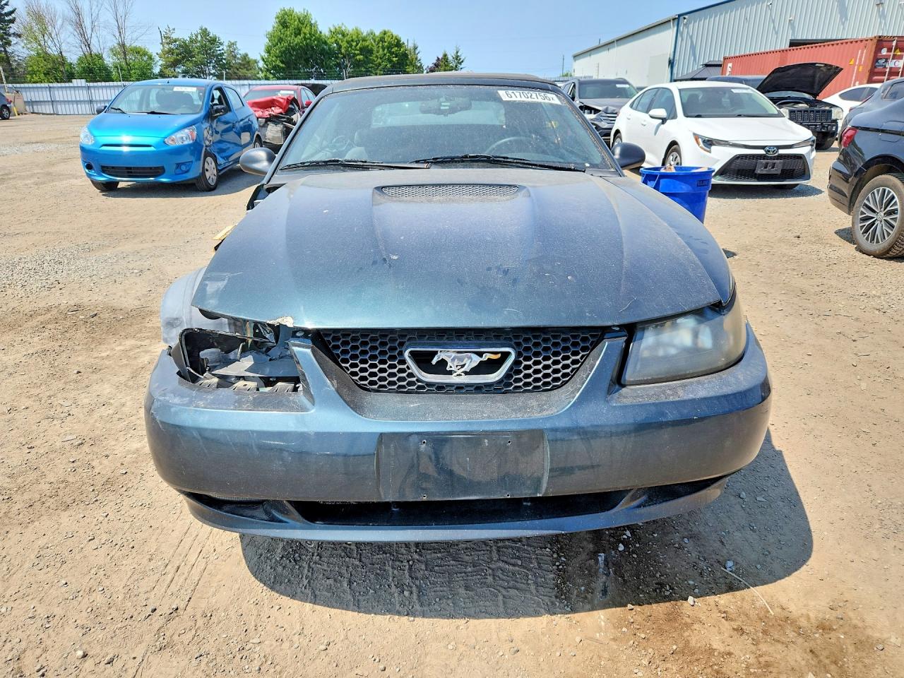 1999 Ford Mustang Gt Green vin: 1FAFP45X8XF133623