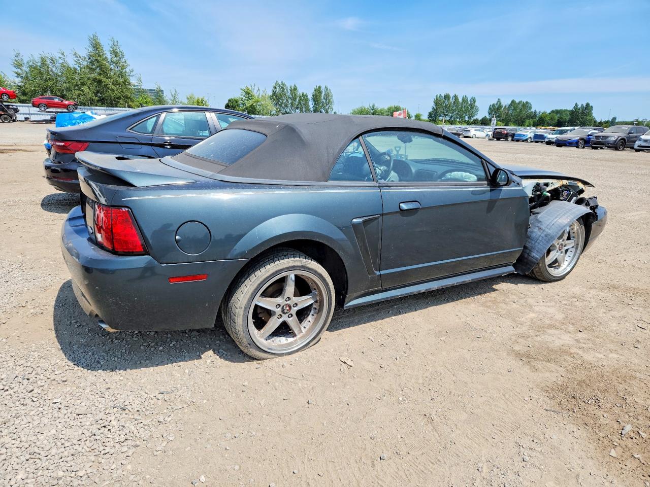 1999 Ford Mustang Gt Green vin: 1FAFP45X8XF133623