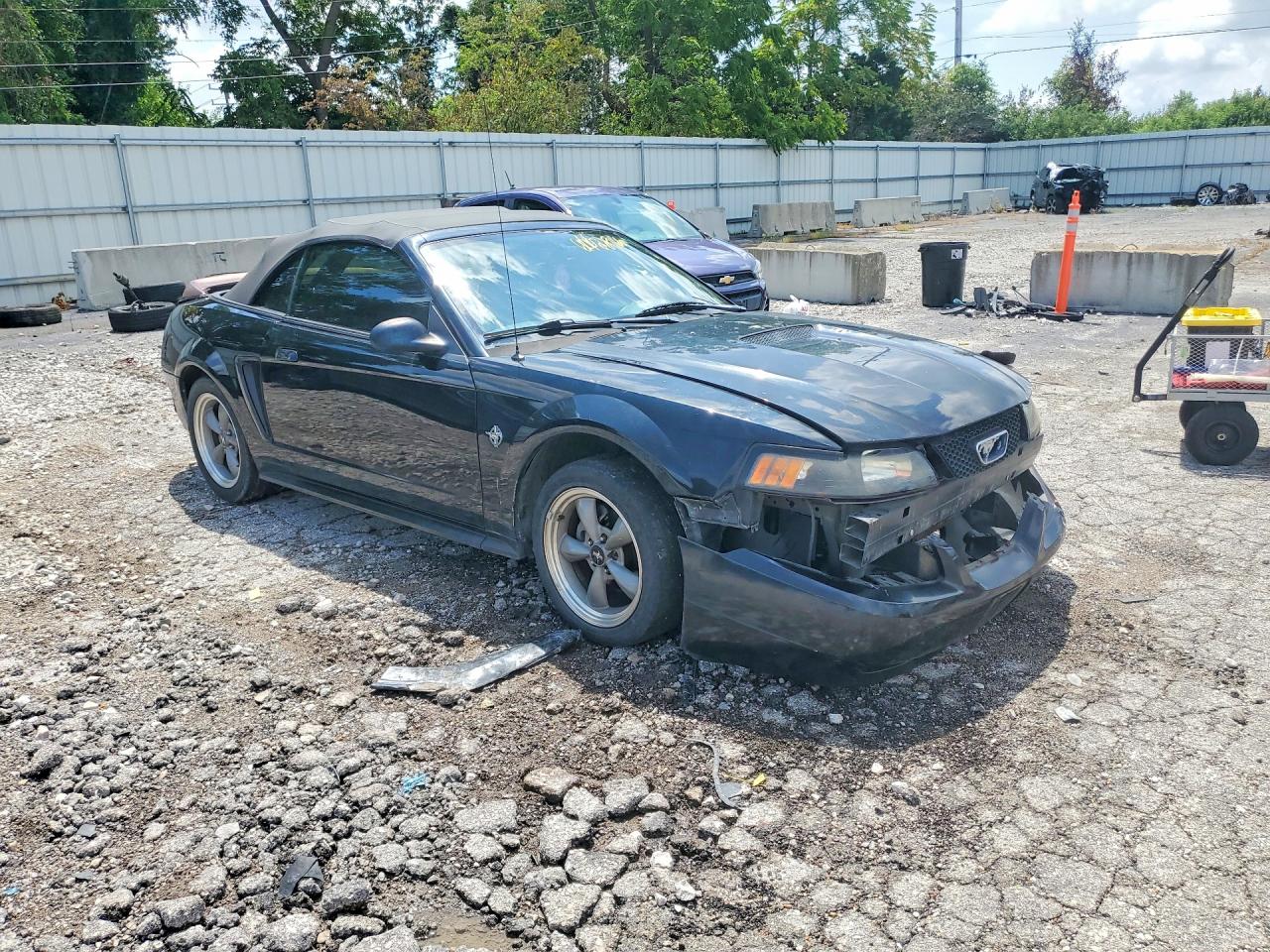 1999 Ford Mustang Gt Black vin: 1FAFP45X8XF230157