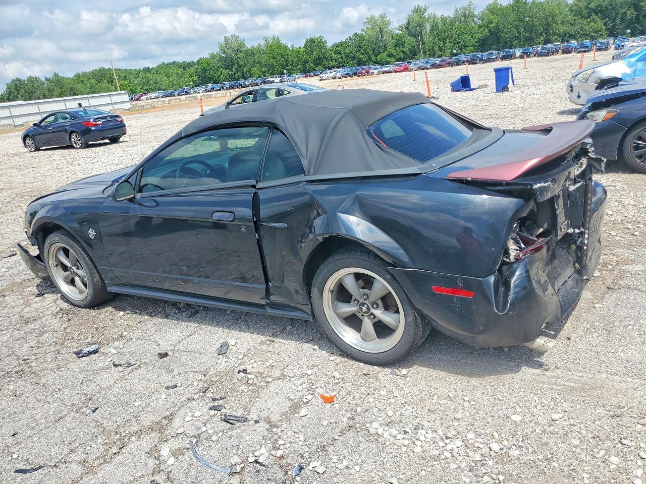 1999 Ford Mustang Gt Black vin: 1FAFP45X8XF230157
