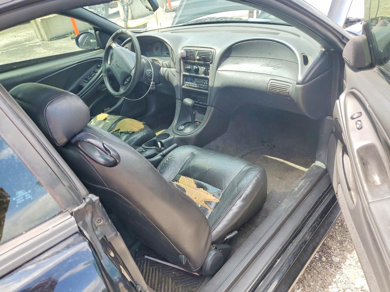 1999 Ford Mustang Gt Black vin: 1FAFP45X8XF230157