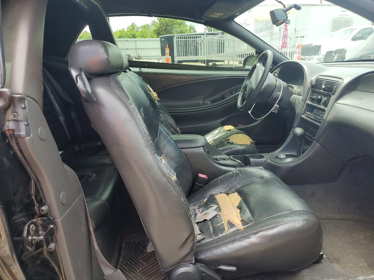 1999 Ford Mustang Gt Black vin: 1FAFP45X8XF230157