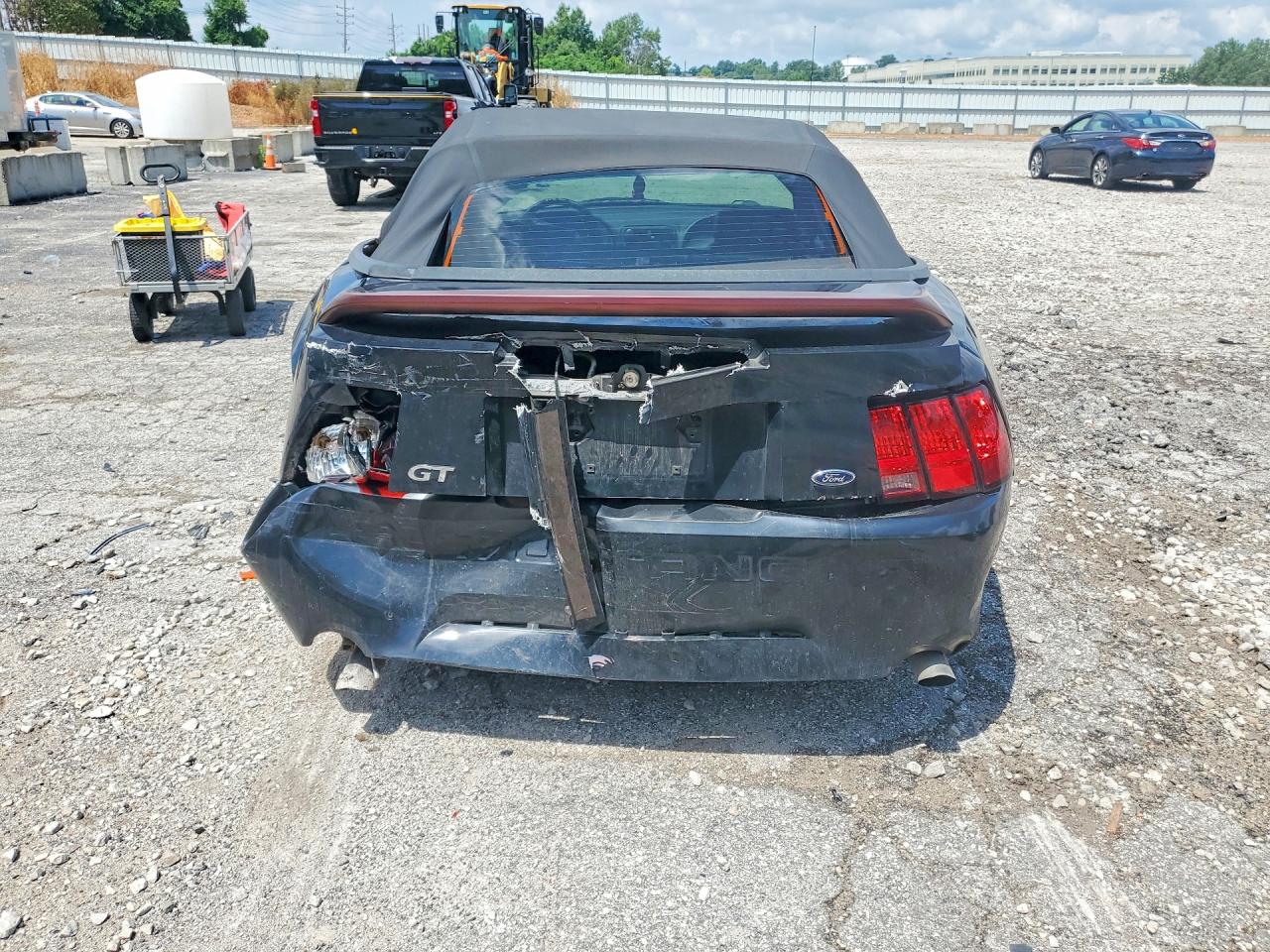 1999 Ford Mustang Gt Black vin: 1FAFP45X8XF230157