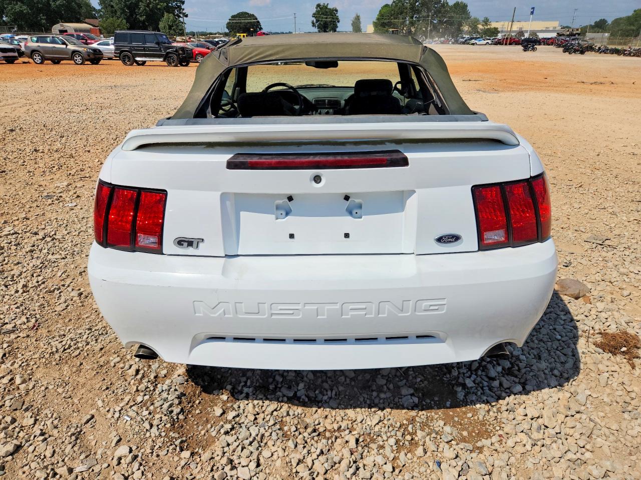2000 Ford Mustang Gt White vin: 1FAFP45X8YF211514