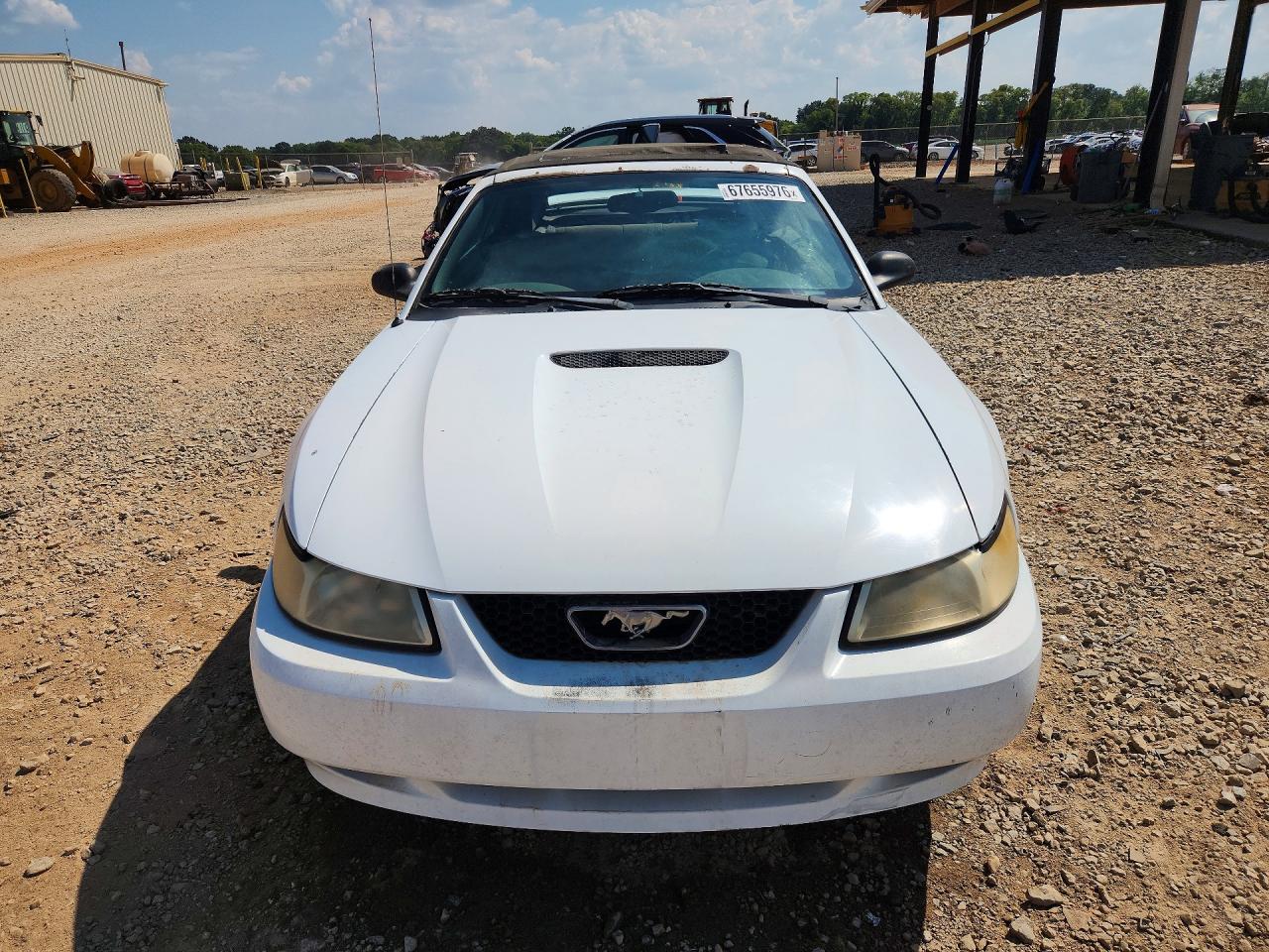 2000 Ford Mustang Gt White vin: 1FAFP45X8YF211514