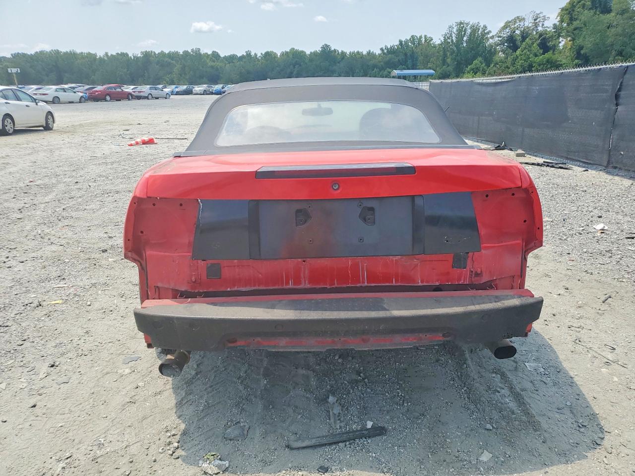 2003 Ford Mustang Gt Red vin: 1FAFP45X93F384838