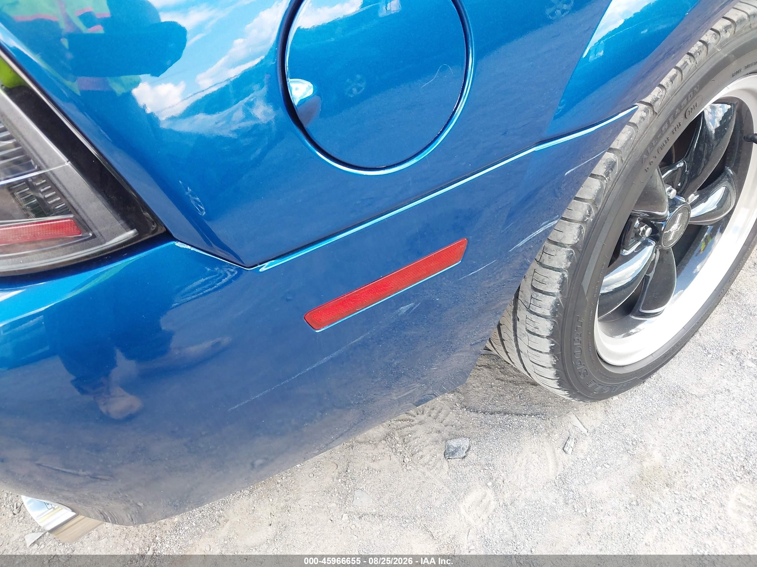 2000 Ford Mustang Gt Синий vin: 1FAFP45X9YF128027