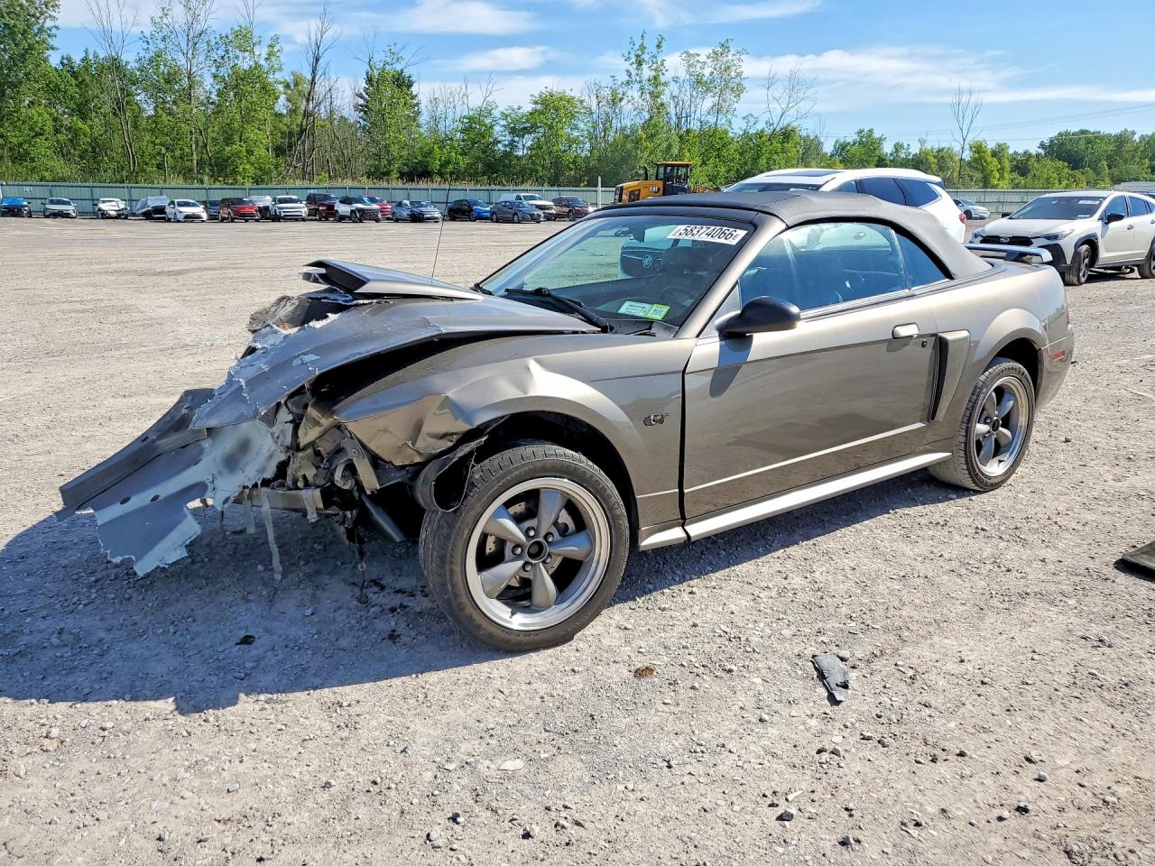 2002 Ford Mustang Gt Tan vin: 1FAFP45XX2F132854