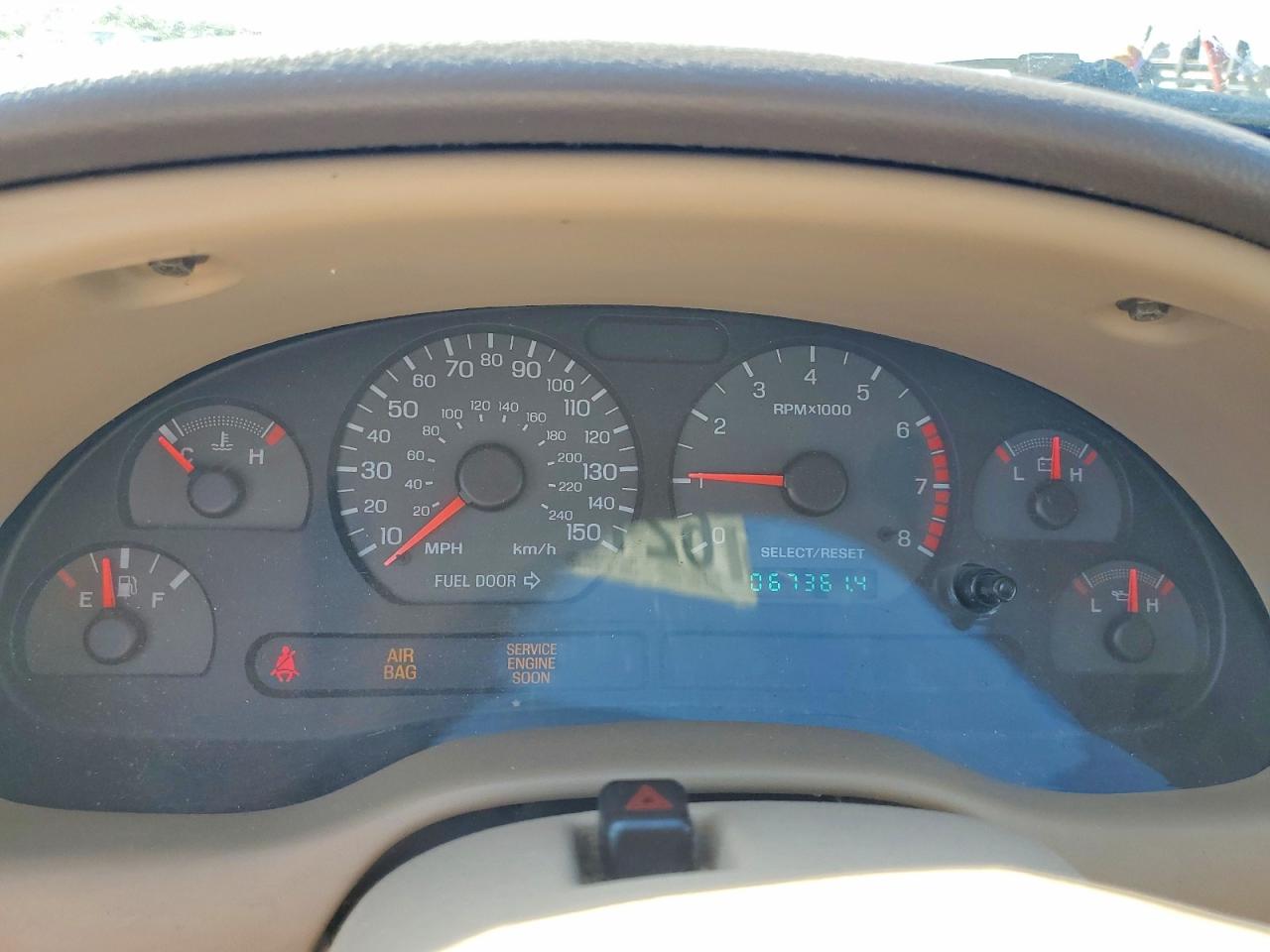 1999 Ford Mustang Gt Red vin: 1FAFP45XXXF101238