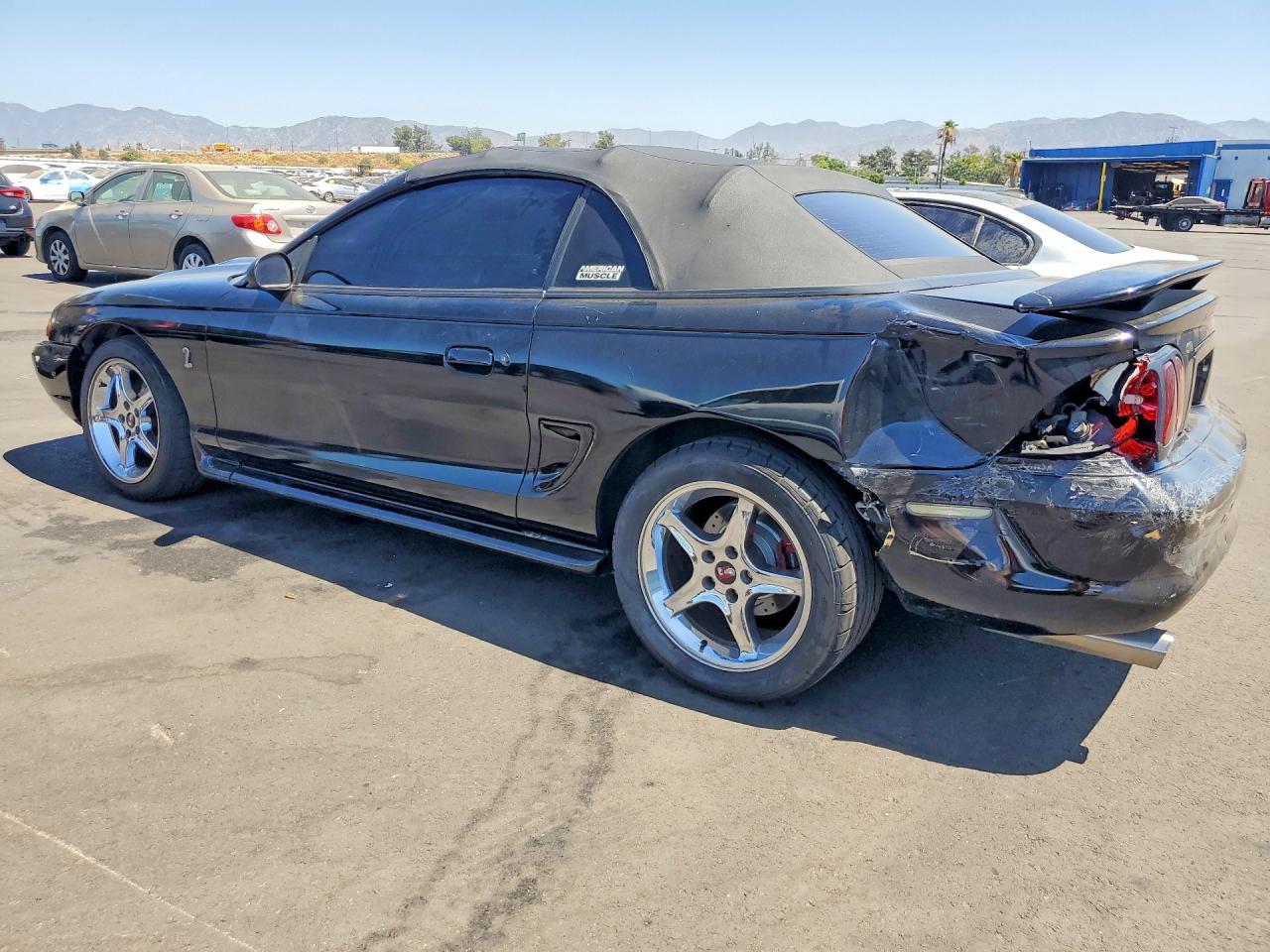 1998 Ford Mustang Cobra Black vin: 1FAFP46V1WF165647