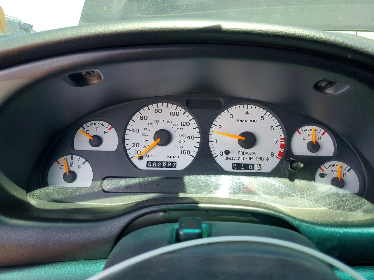1998 Ford Mustang Cobra Black vin: 1FAFP46V1WF165647