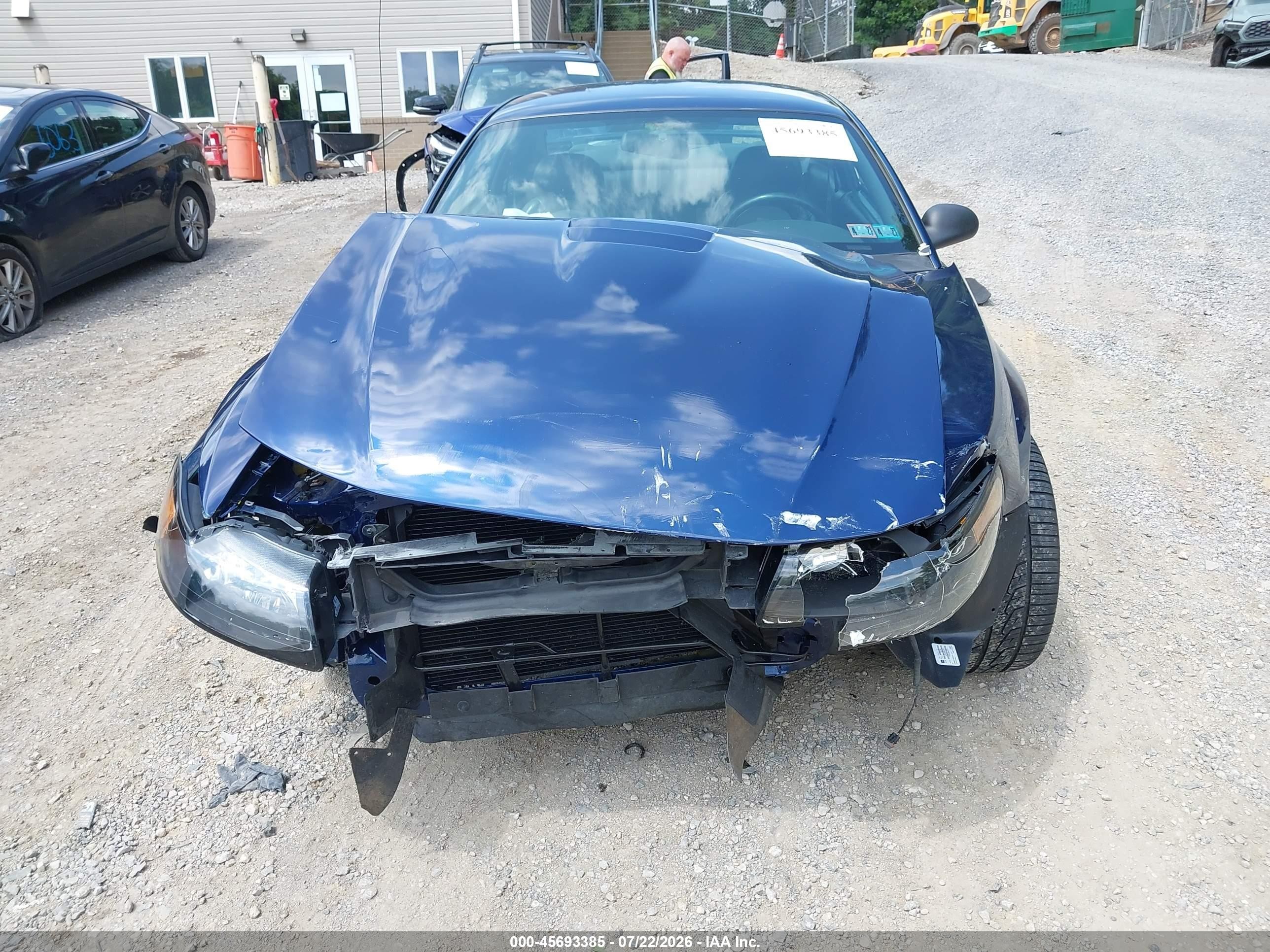 2001 Ford Mustang Cobra Blue vin: 1FAFP47V01F231869