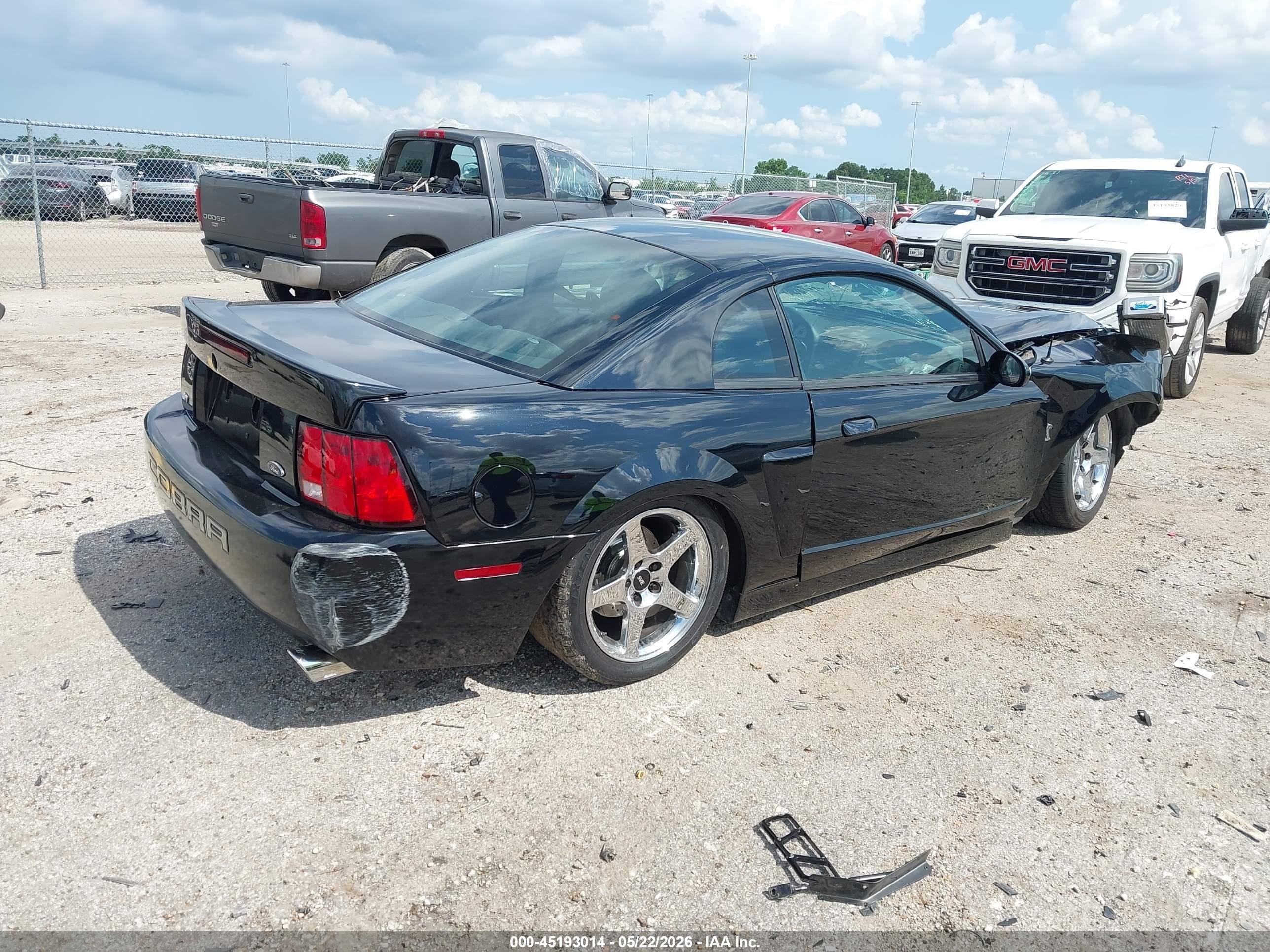 2004 Ford Mustang Cobra Черный vin: 1FAFP48Y24F184986