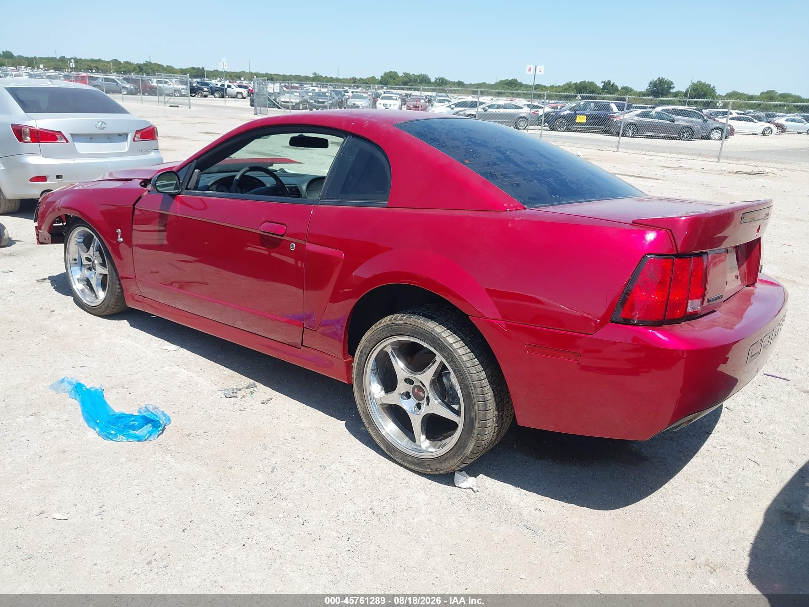2004 Ford Mustang Cobra Красный vin: 1FAFP48Y34F157246