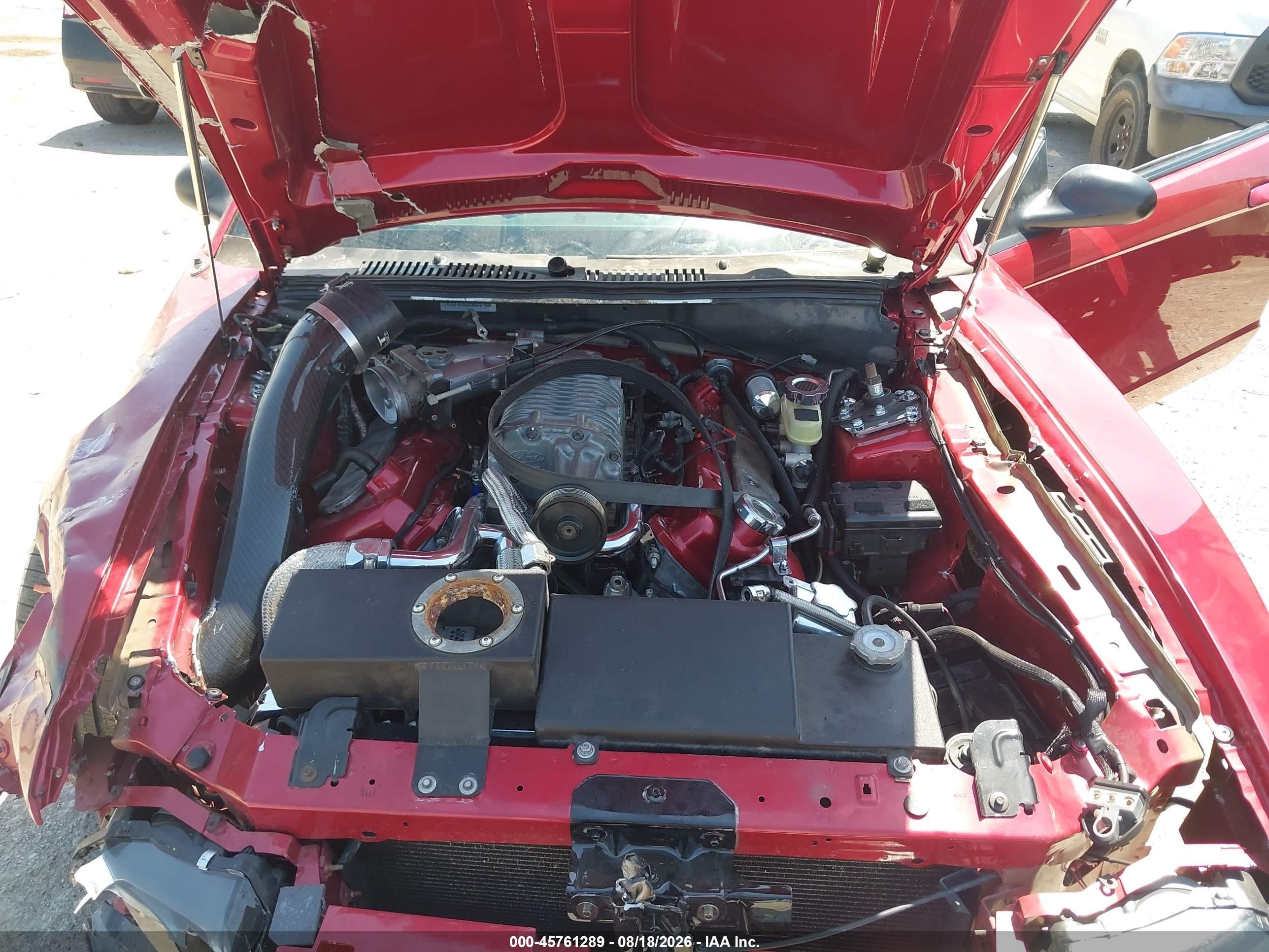 2004 Ford Mustang Cobra Красный vin: 1FAFP48Y34F157246