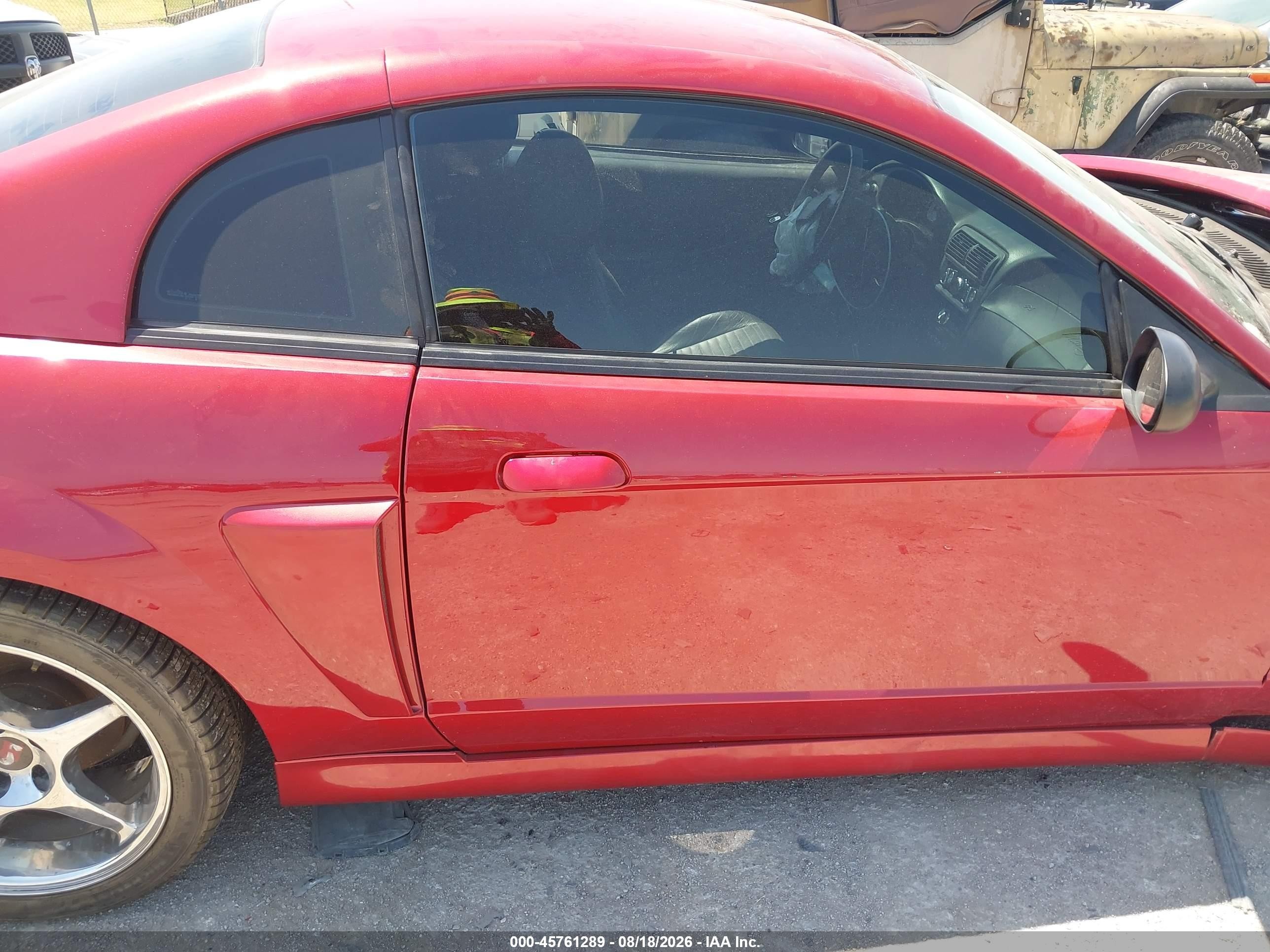 2004 Ford Mustang Cobra Красный vin: 1FAFP48Y34F157246