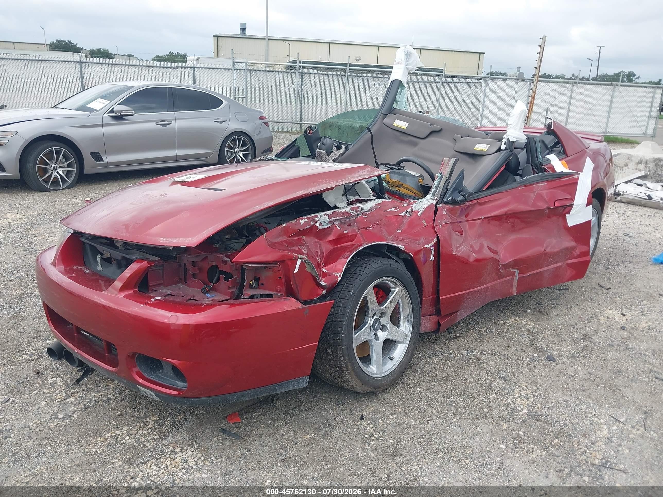 2004 Ford Mustang Cobra Красный vin: 1FAFP48Y54F217415