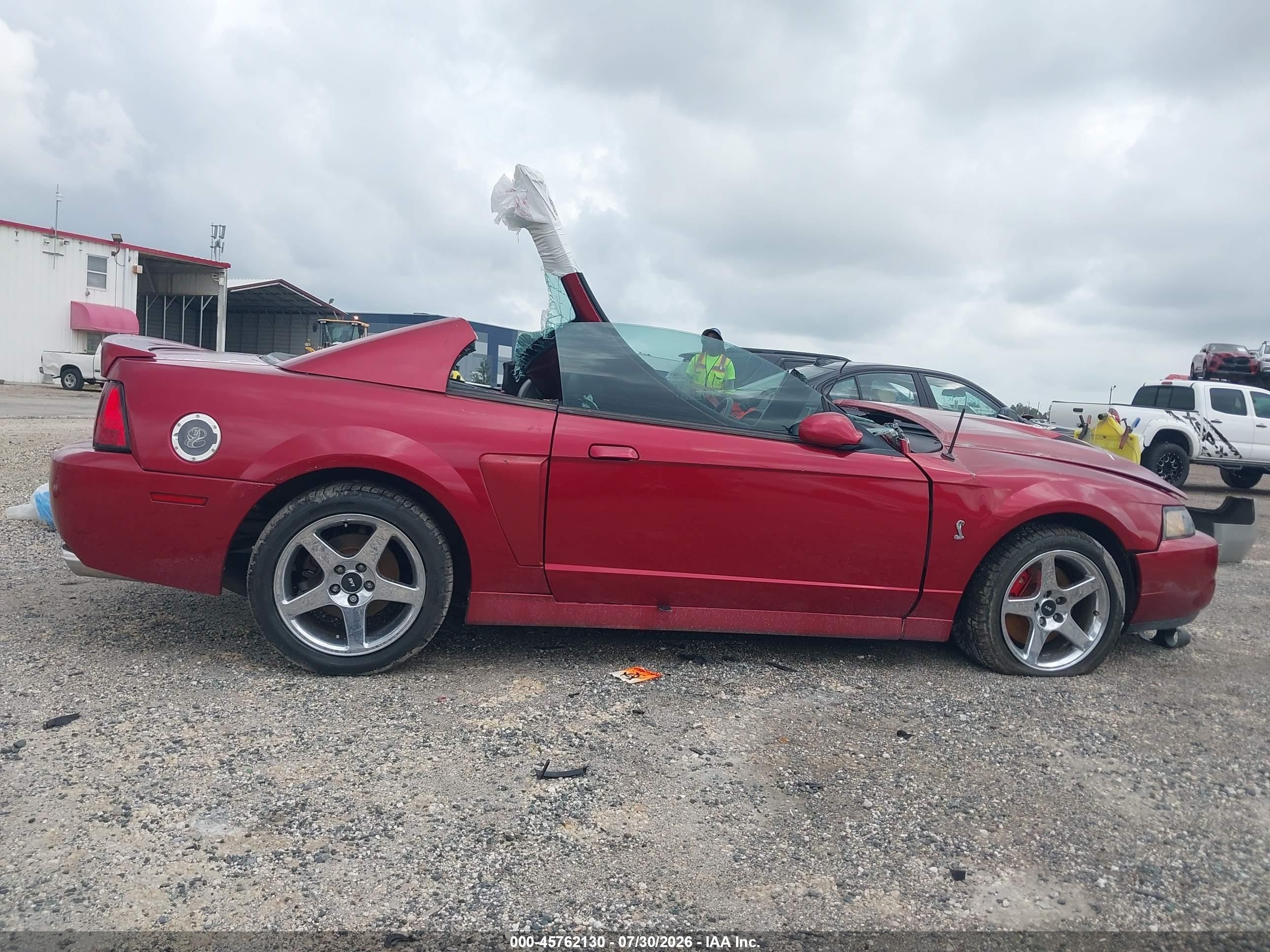 2004 Ford Mustang Cobra Красный vin: 1FAFP48Y54F217415