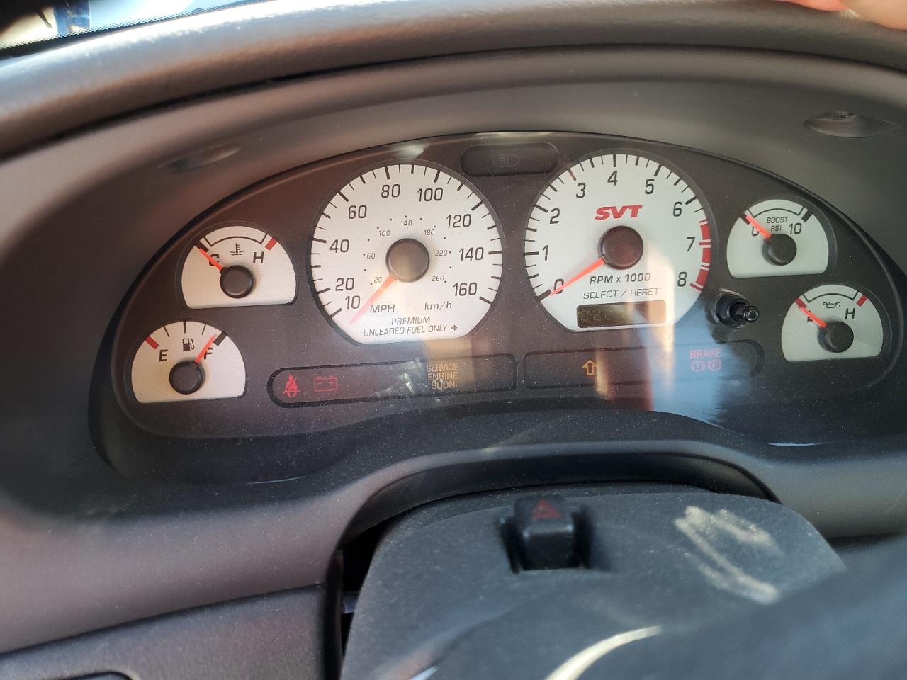 2004 Ford Mustang Cobra Svt White vin: 1FAFP49Y44F217243