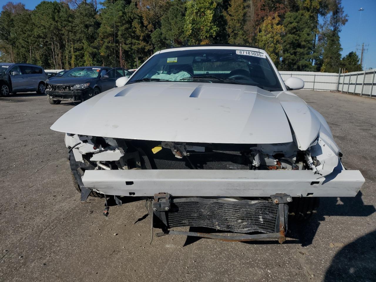 2004 Ford Mustang Cobra Svt White vin: 1FAFP49Y44F217243