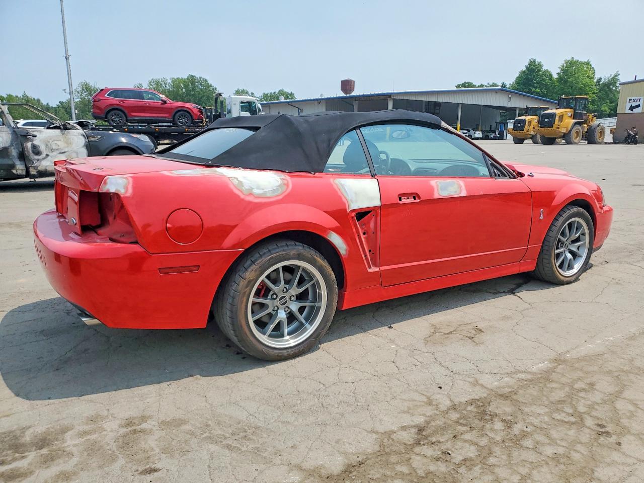 2003 Ford Mustang Cobra Svt Red vin: 1FAFP49YX3F447769