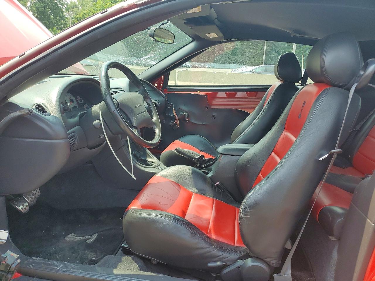 2003 Ford Mustang Cobra Svt Red vin: 1FAFP49YX3F447769