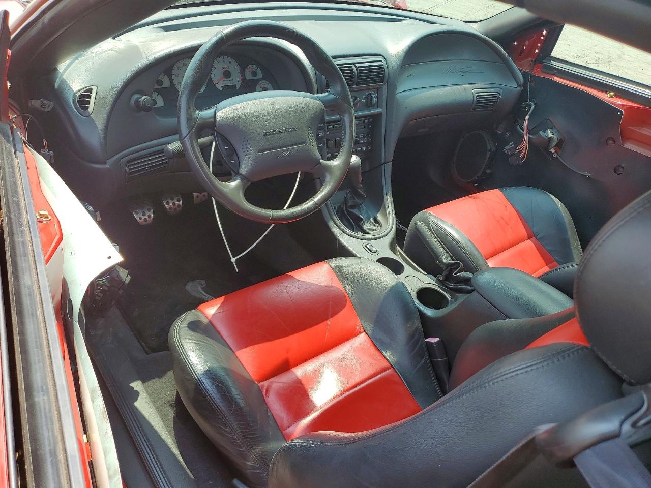 2003 Ford Mustang Cobra Svt Red vin: 1FAFP49YX3F447769