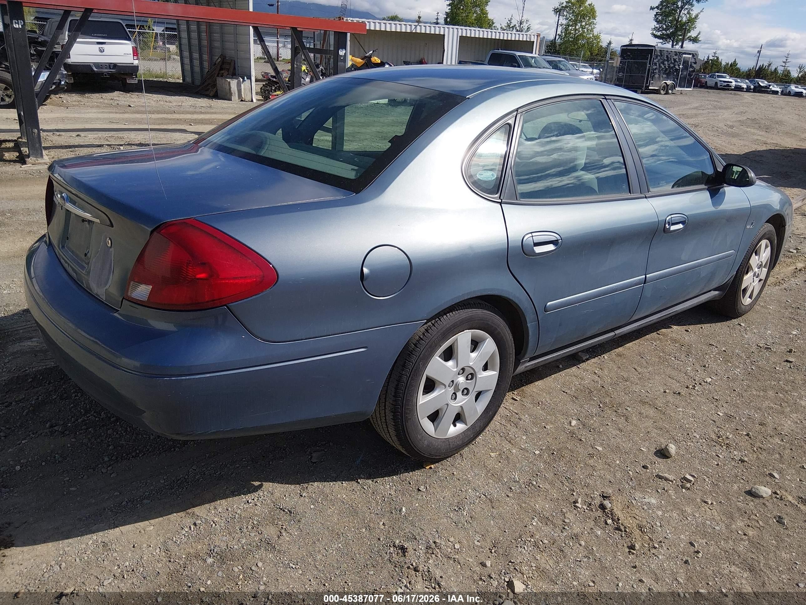 2000 Ford Taurus Lx Blue vin: 1FAFP5224YG277809