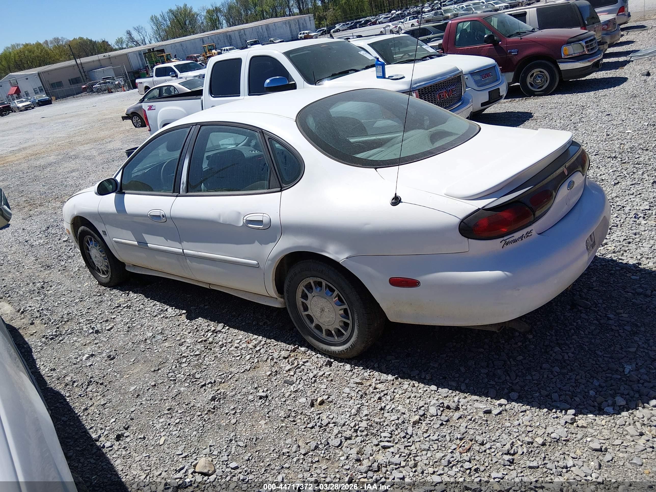1998 Ford Taurus Lx/se White vin: 1FAFP52S2WA125737
