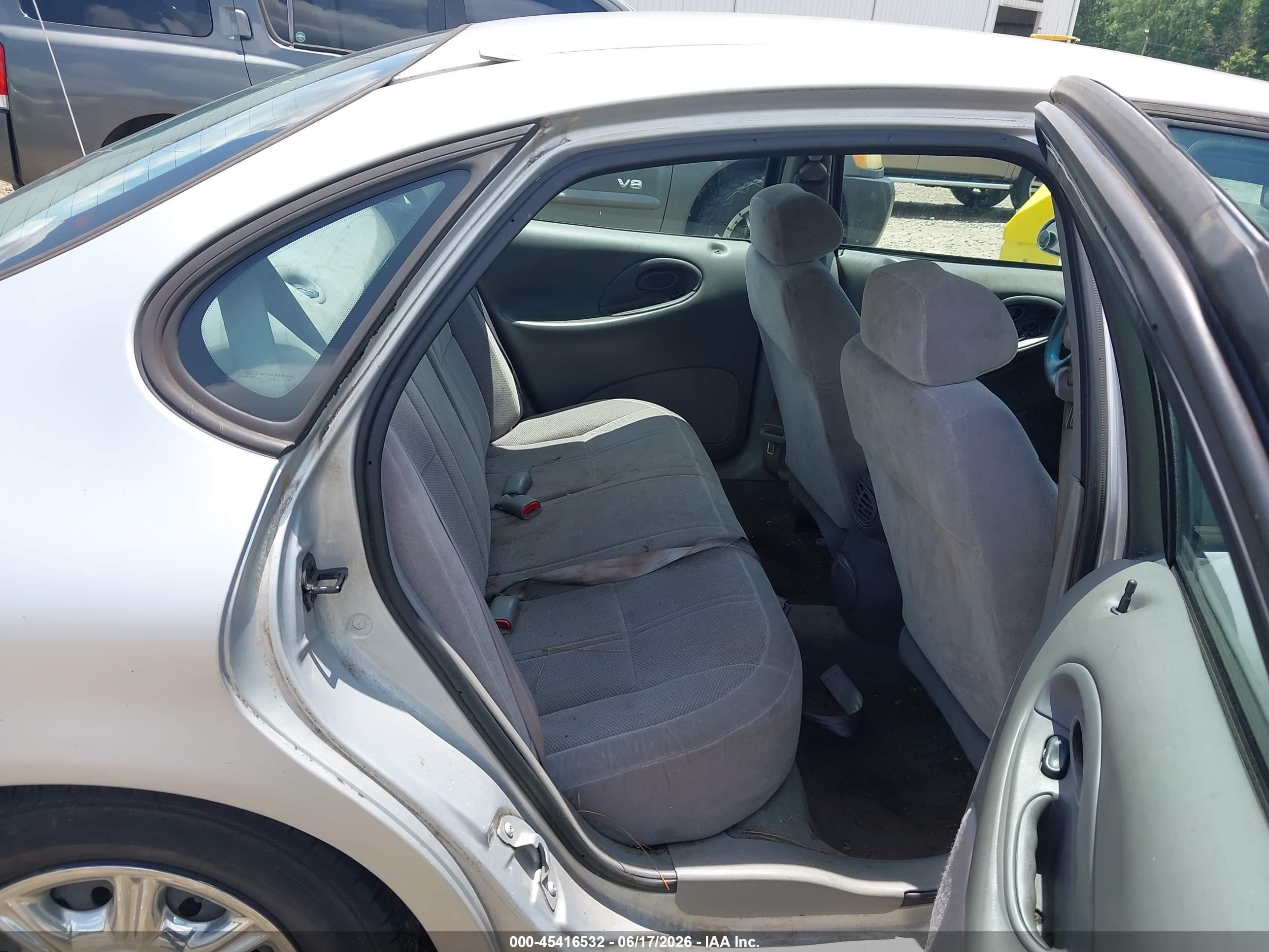 1998 Ford Taurus Lx/se Silver vin: 1FAFP52S9WA196692