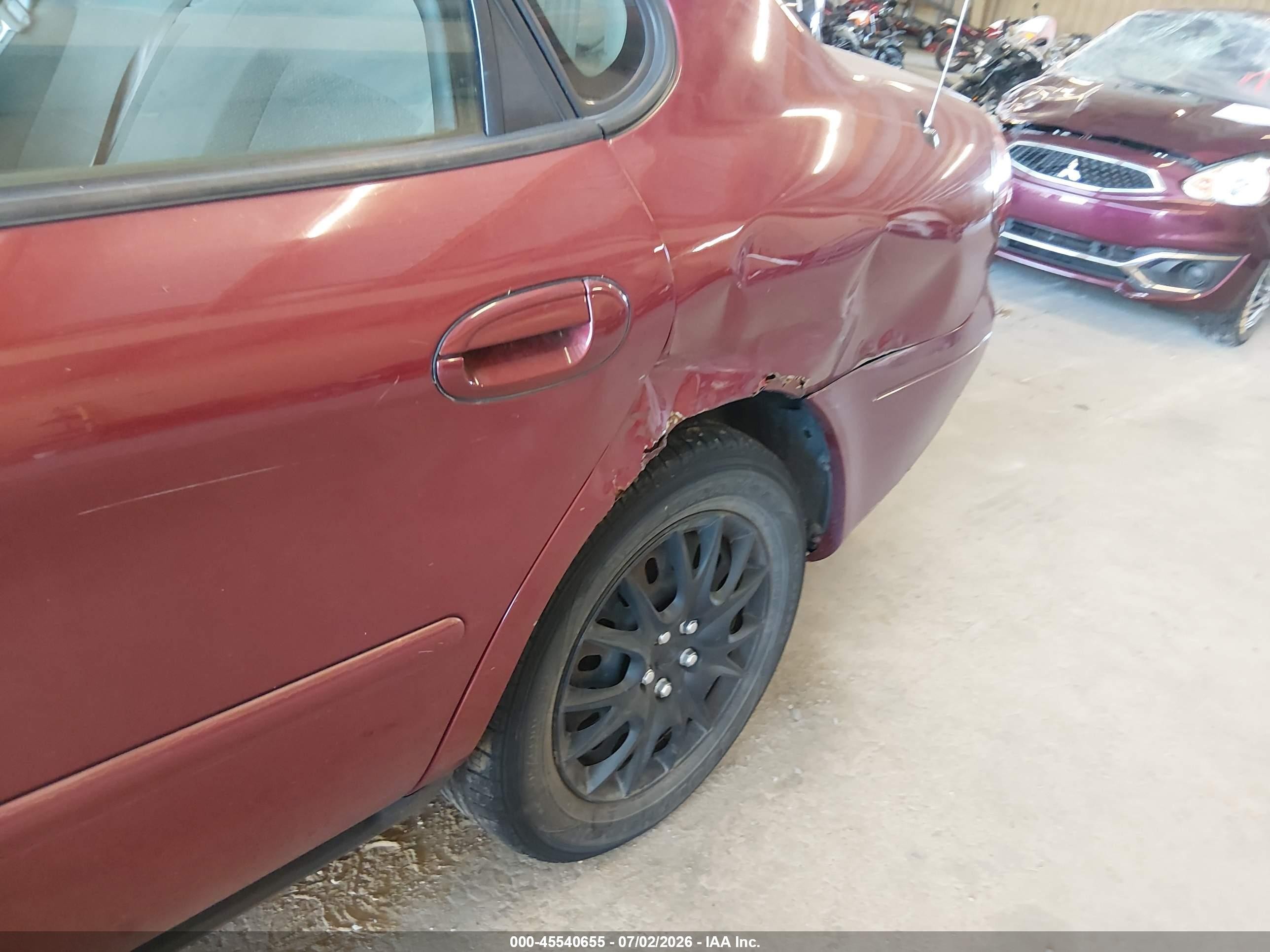 2002 Ford Taurus Lx Standard Red vin: 1FAFP52U12G140254