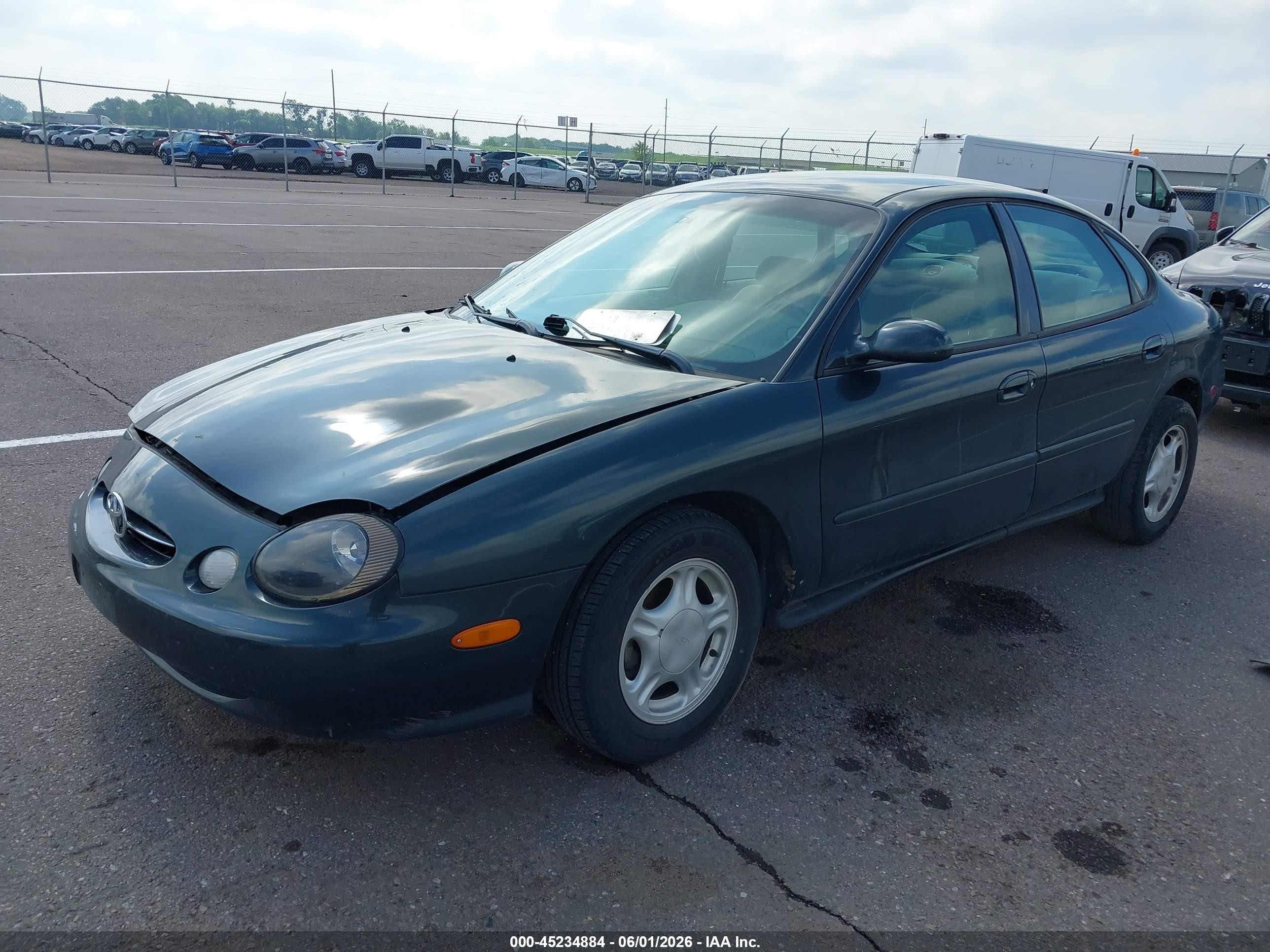 1998 Ford Taurus Lx/se Зеленый vin: 1FAFP52U1WG137604