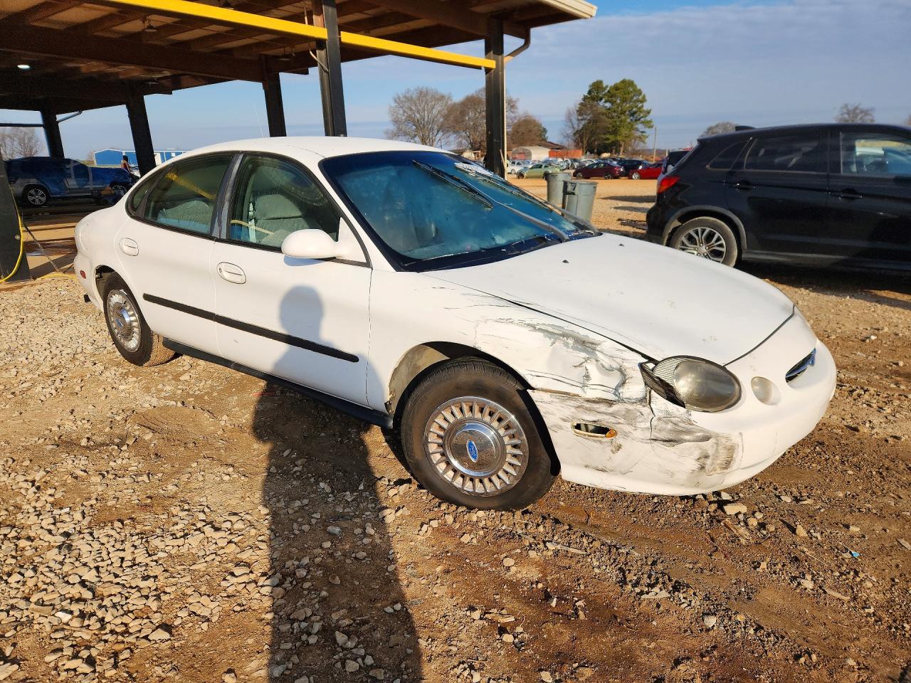 1998 Ford Taurus Lx White vin: 1FAFP52U3WA178352