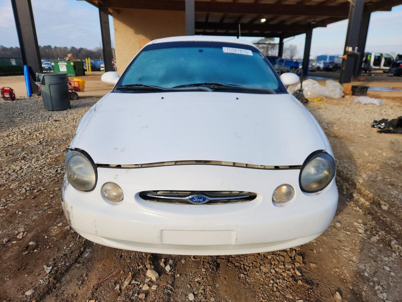 1998 Ford Taurus Lx White vin: 1FAFP52U3WA178352