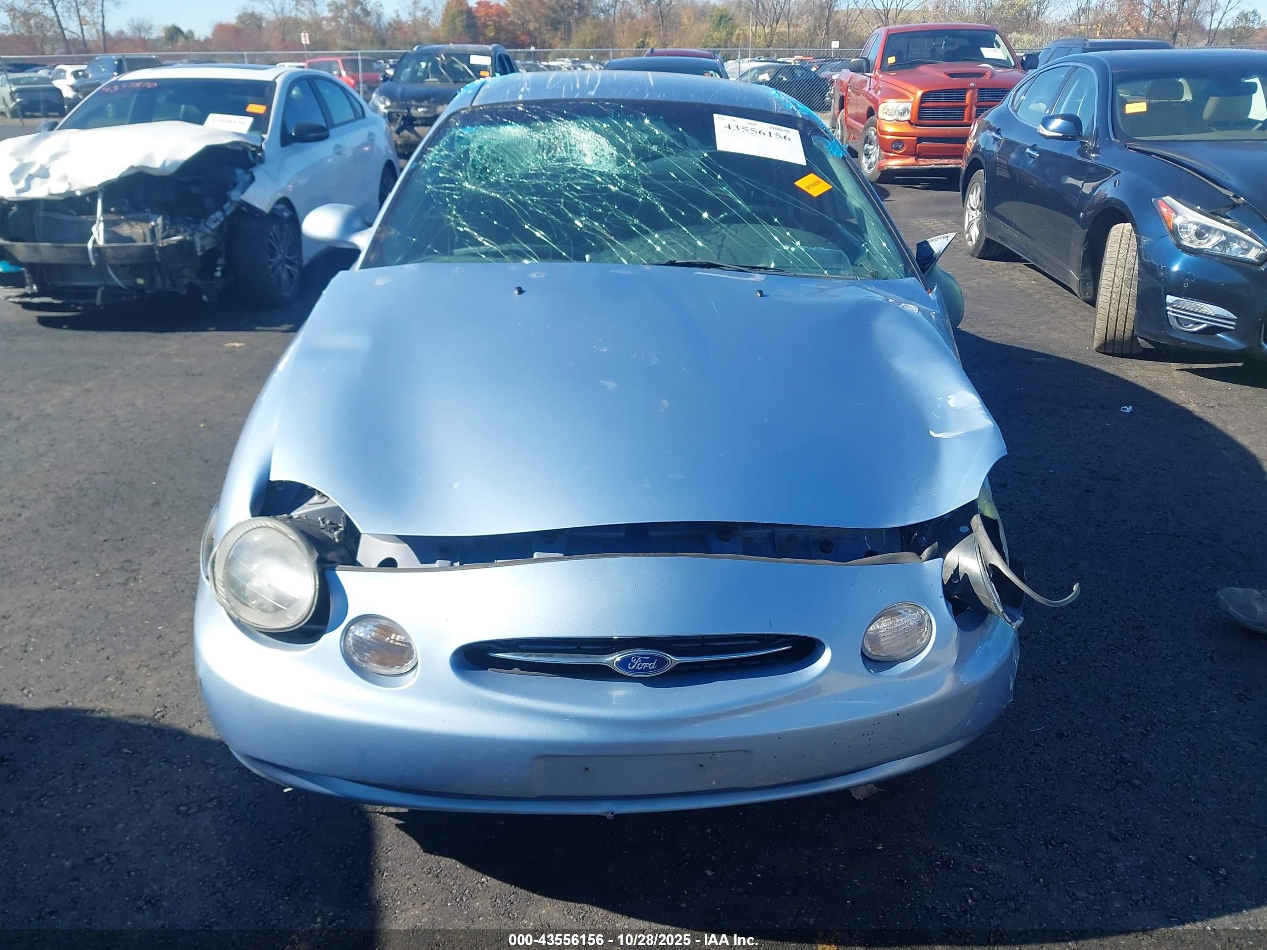 1998 Ford Taurus Lx/se Blue vin: 1FAFP52U3WG278495