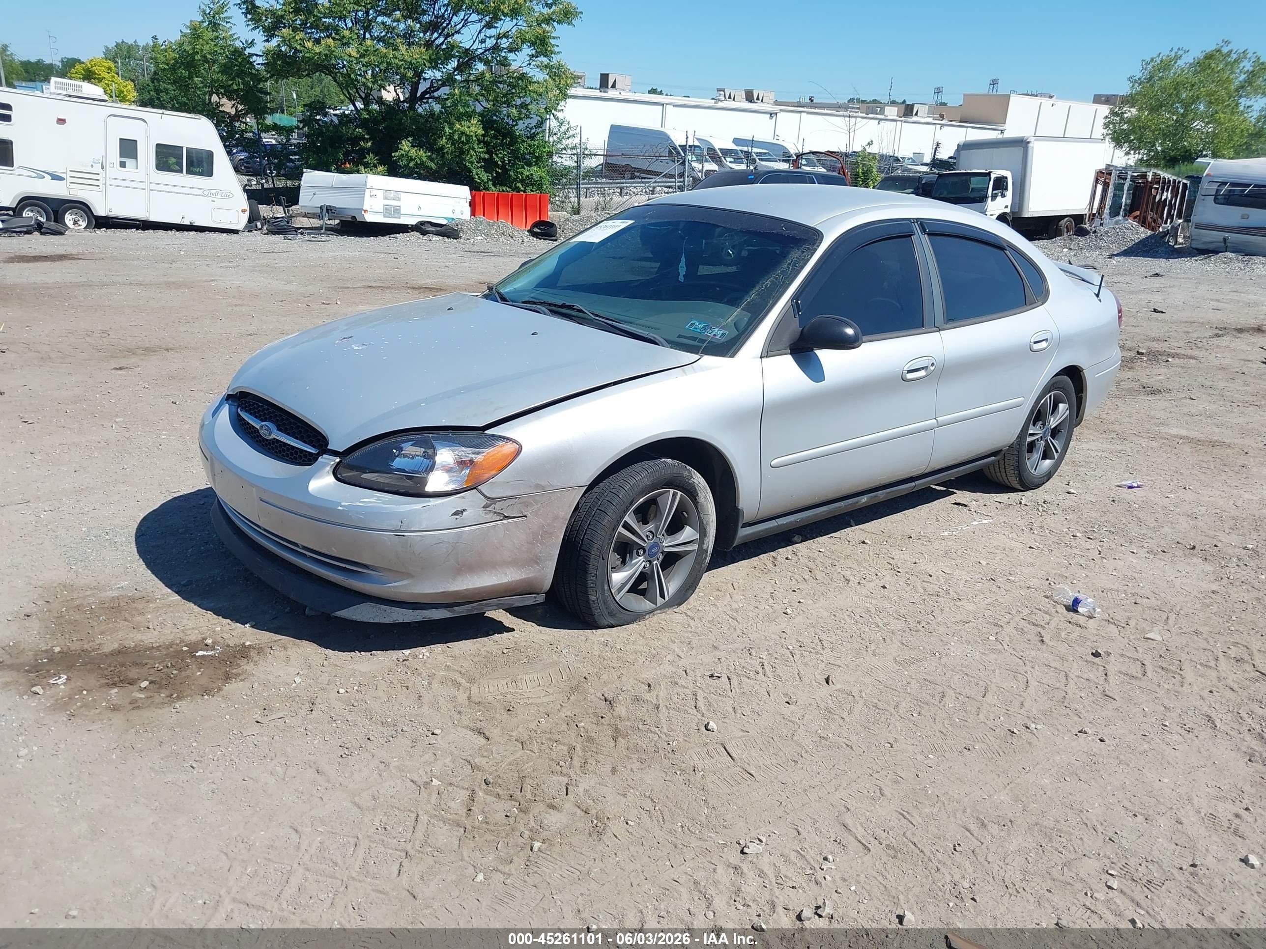 2002 Ford Taurus Lx Silver vin: 1FAFP52U42A171436
