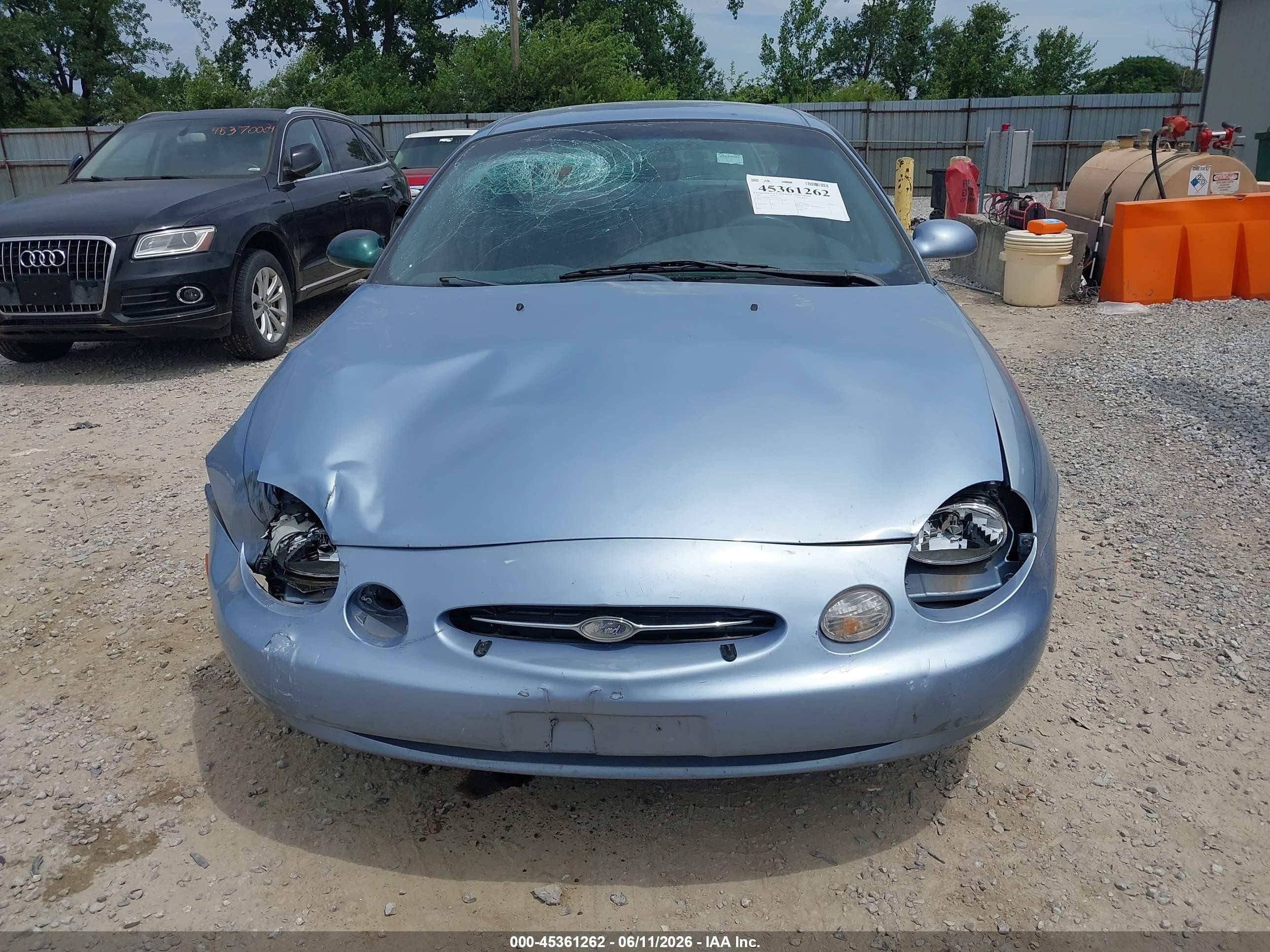 1998 Ford Taurus Lx/se Light Blue vin: 1FAFP52U4WA272384