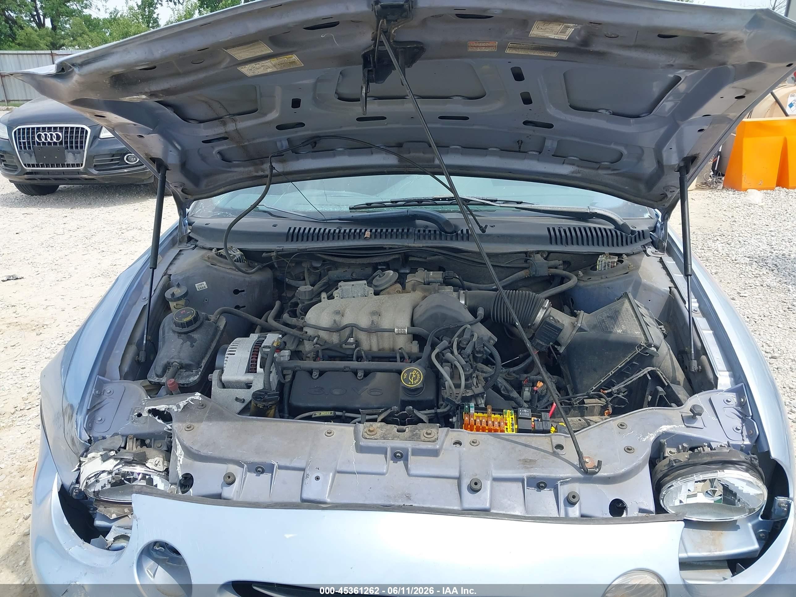 1998 Ford Taurus Lx/se Light Blue vin: 1FAFP52U4WA272384