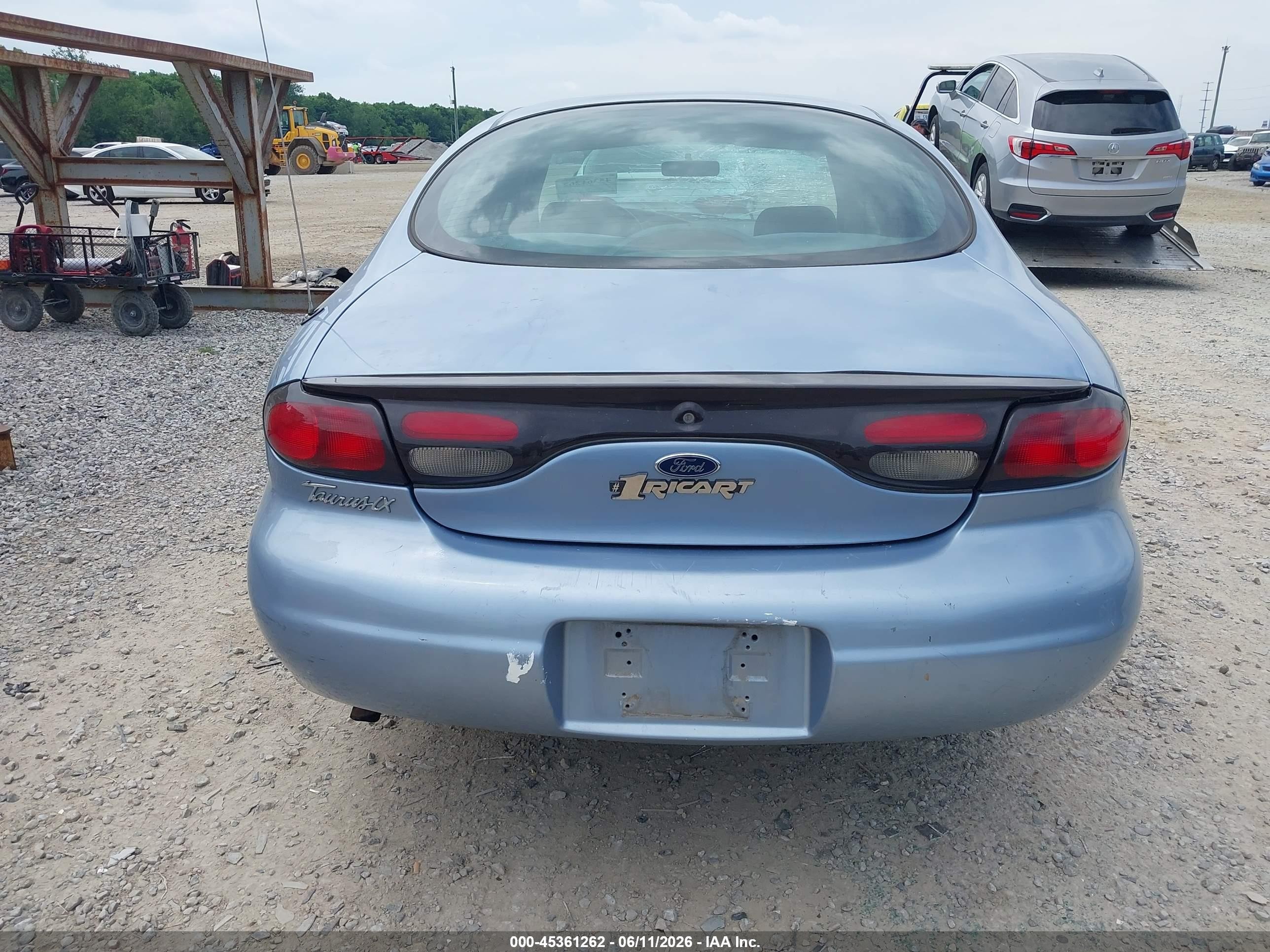 1998 Ford Taurus Lx/se Light Blue vin: 1FAFP52U4WA272384