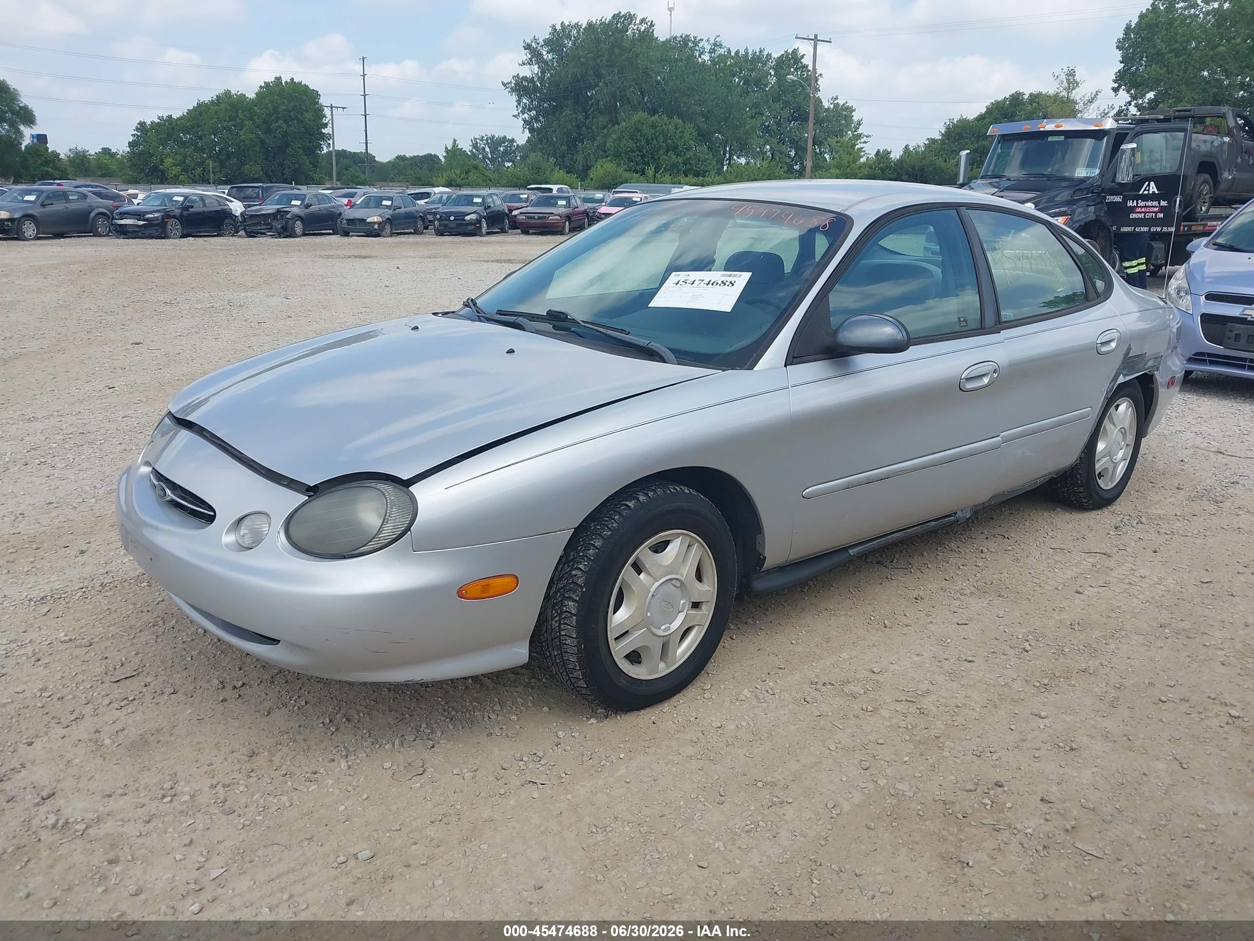 1999 Ford Taurus Lx Silver vin: 1FAFP52U4XG153457