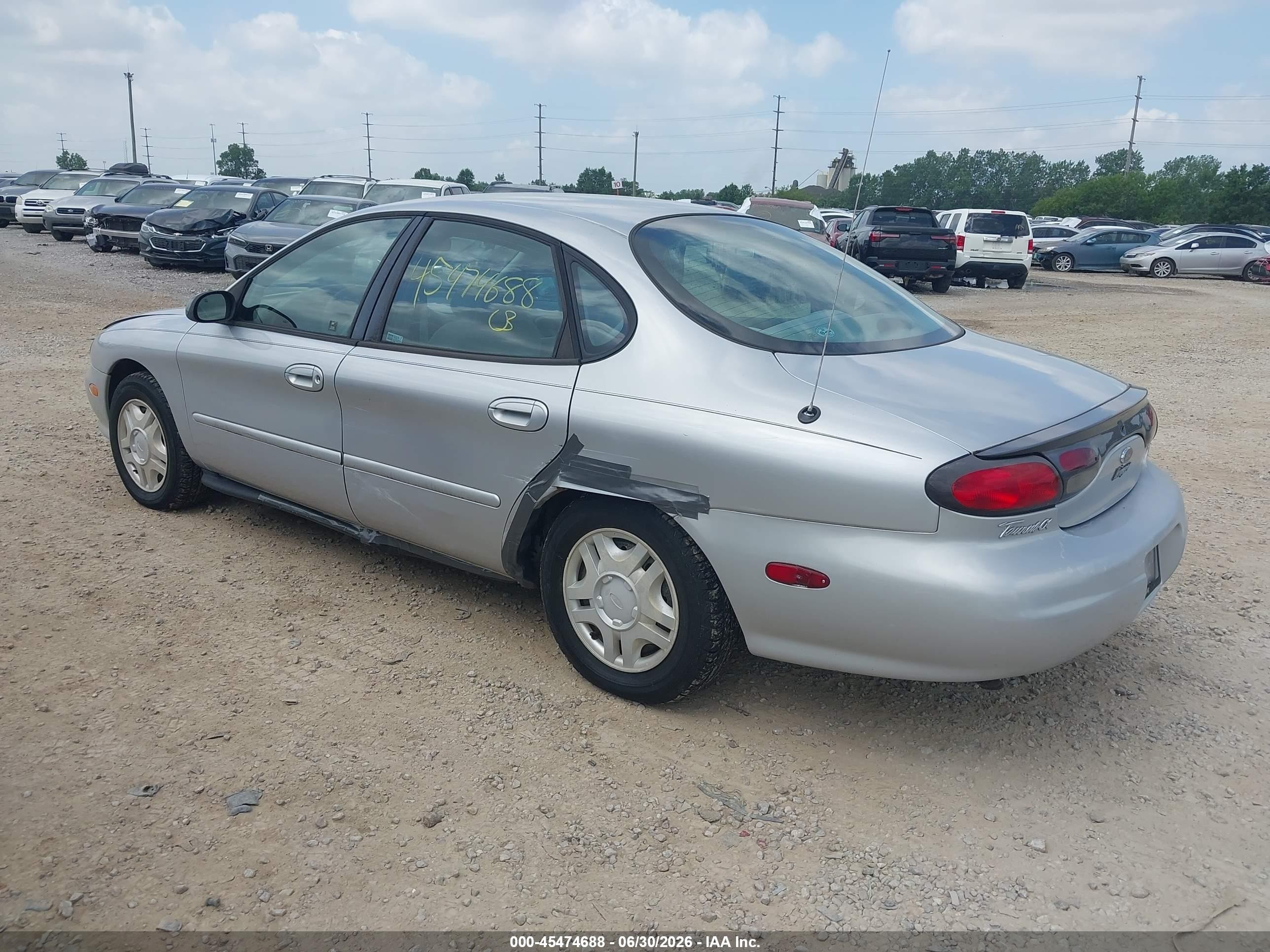 1999 Ford Taurus Lx Silver vin: 1FAFP52U4XG153457