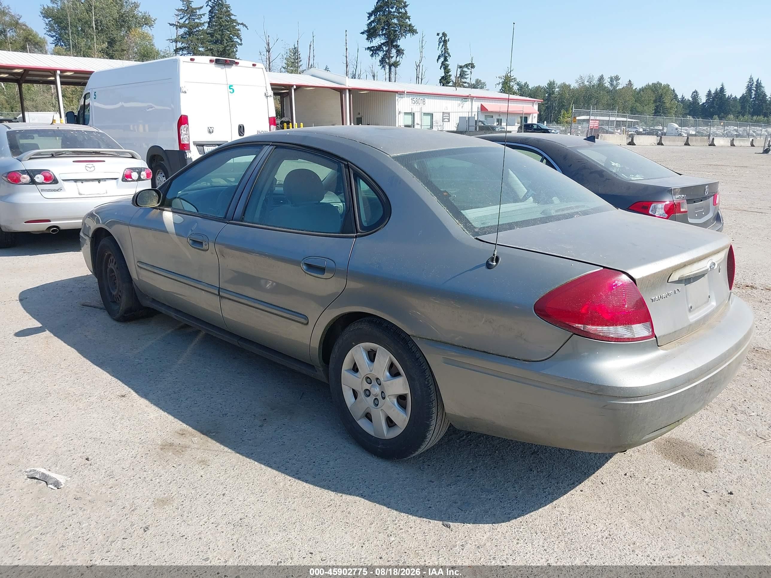 2004 Ford Taurus Lx Gray vin: 1FAFP52U54A111247