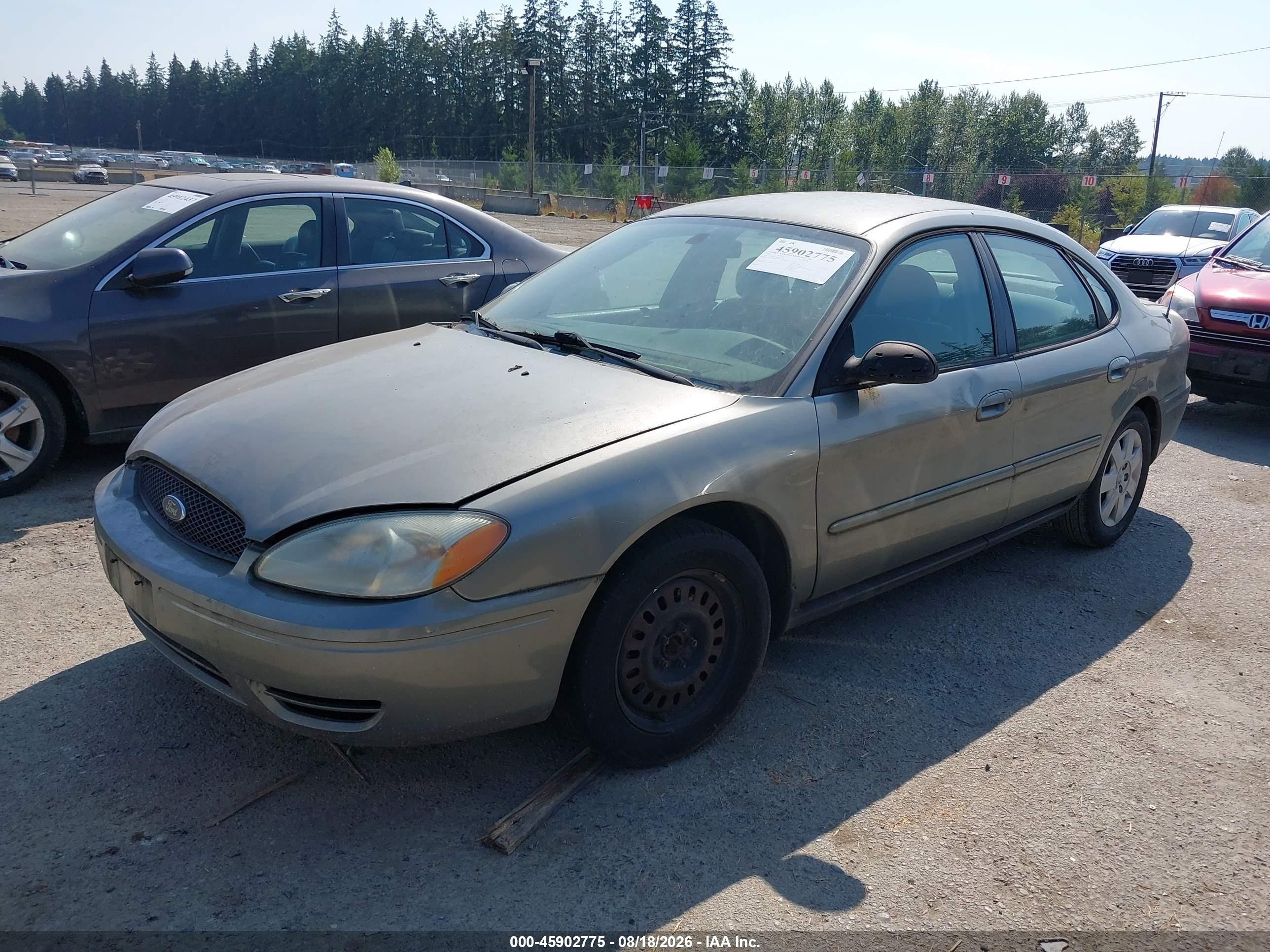 2004 Ford Taurus Lx Gray vin: 1FAFP52U54A111247